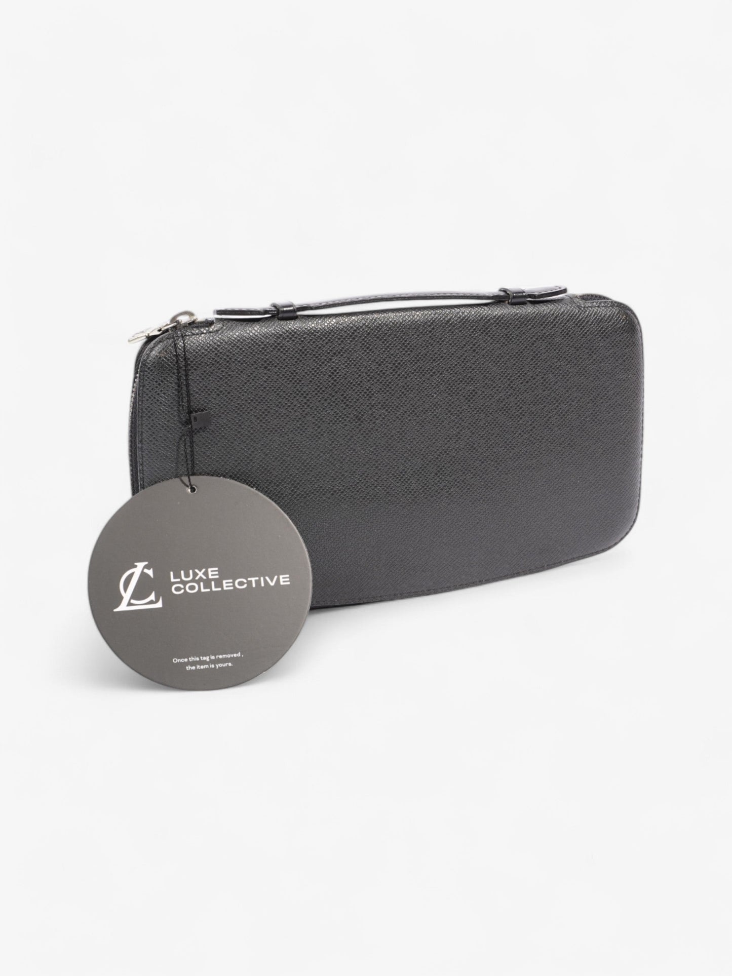 Louis Vuitton Taiga Organiser Wallet Black Leather