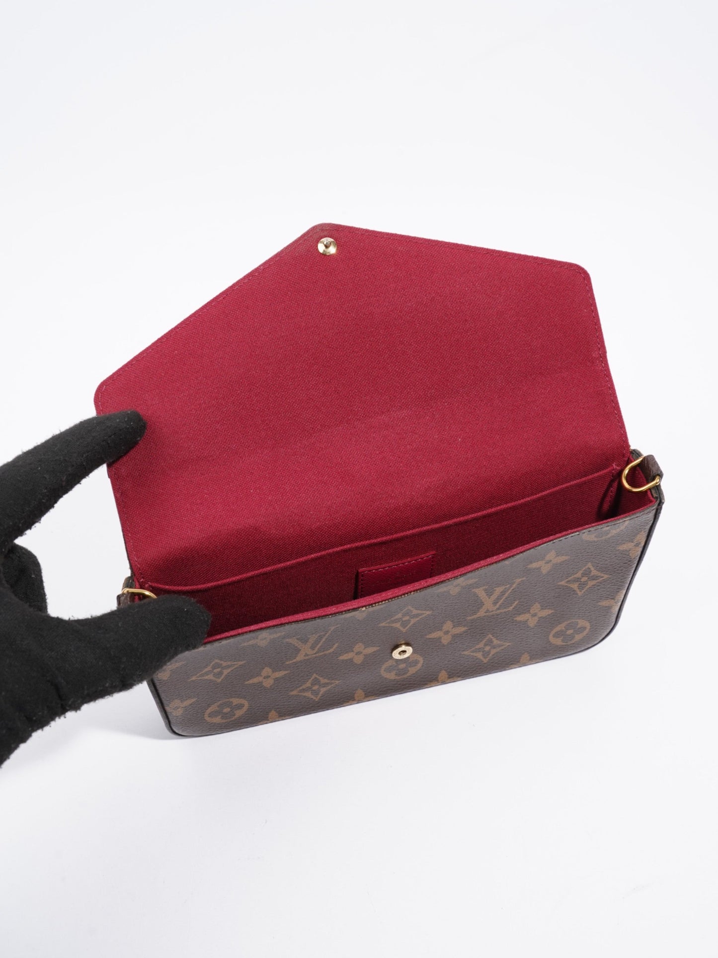 Louis Vuitton Pochette Felice Monogram Coated Canvas