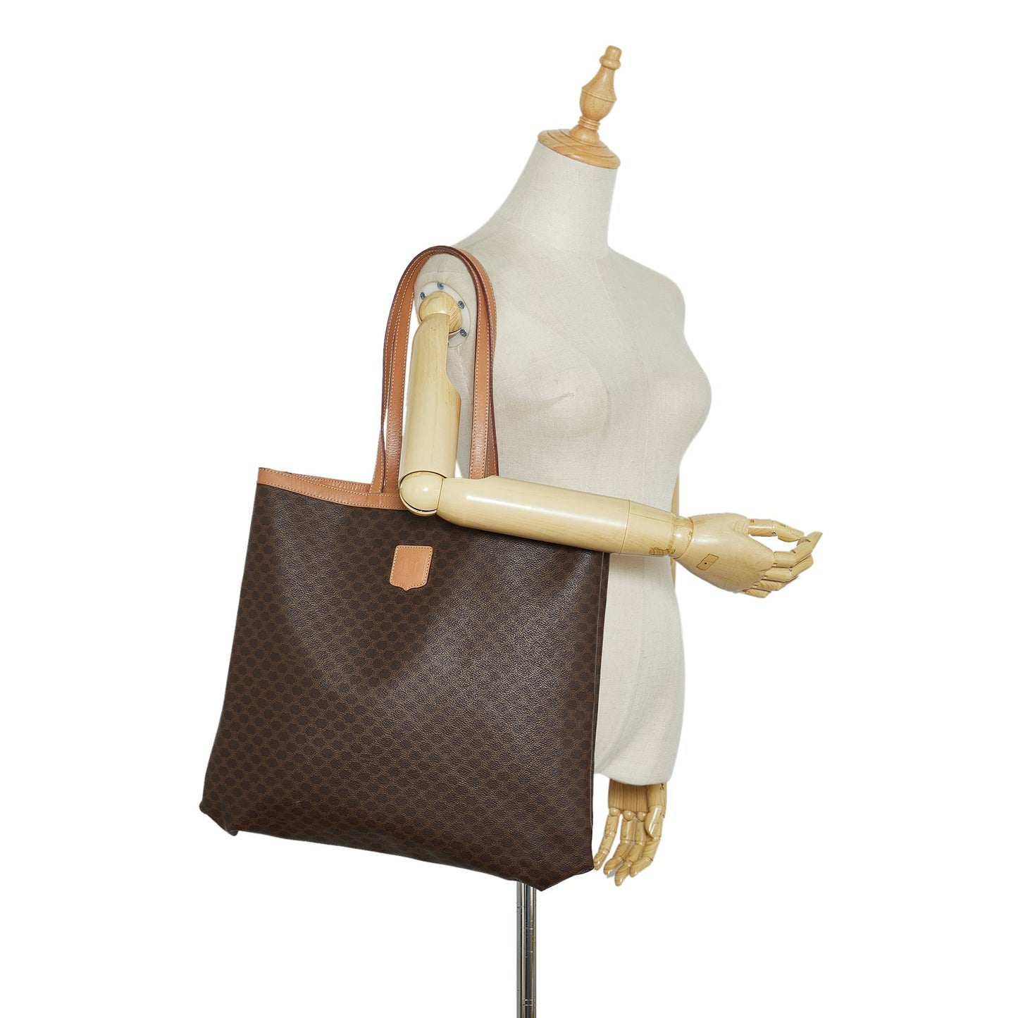 Brown Celine Macadam Tote
