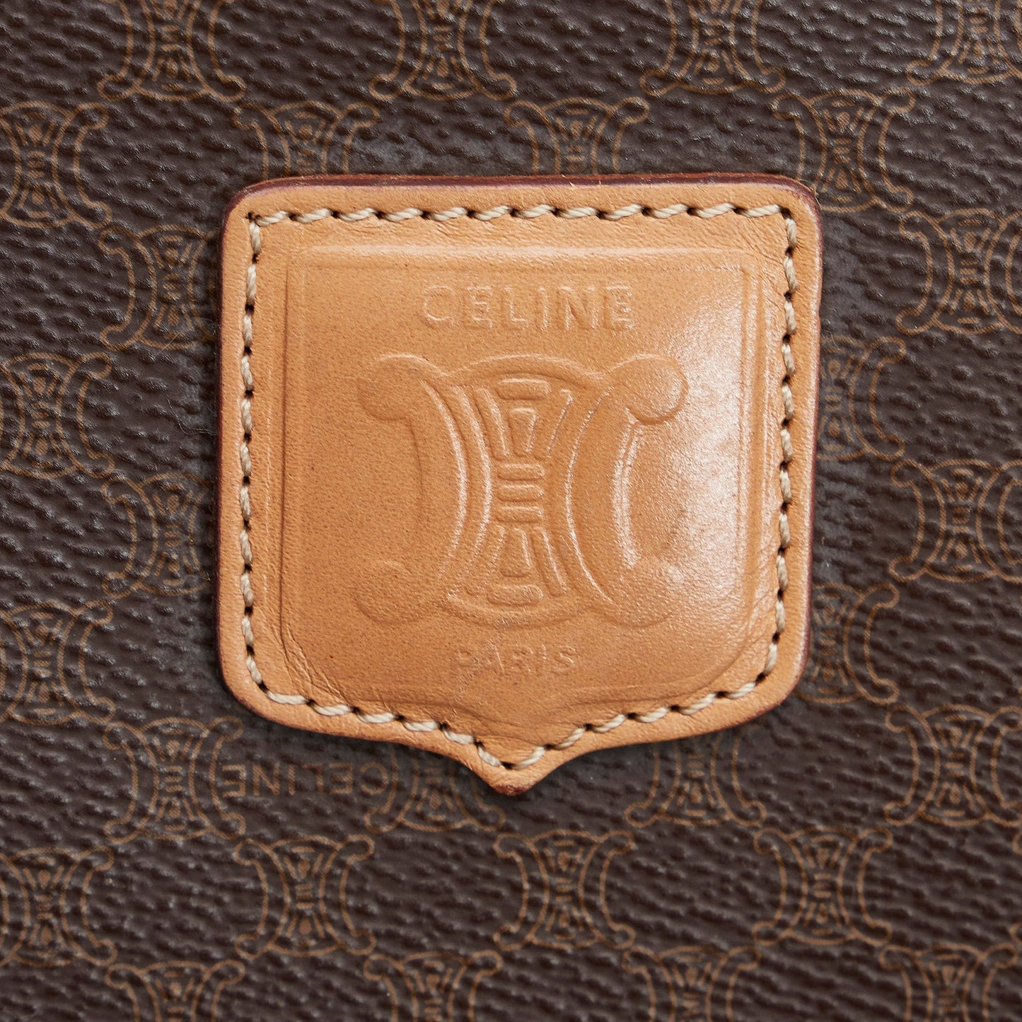Brown Celine Macadam Tote