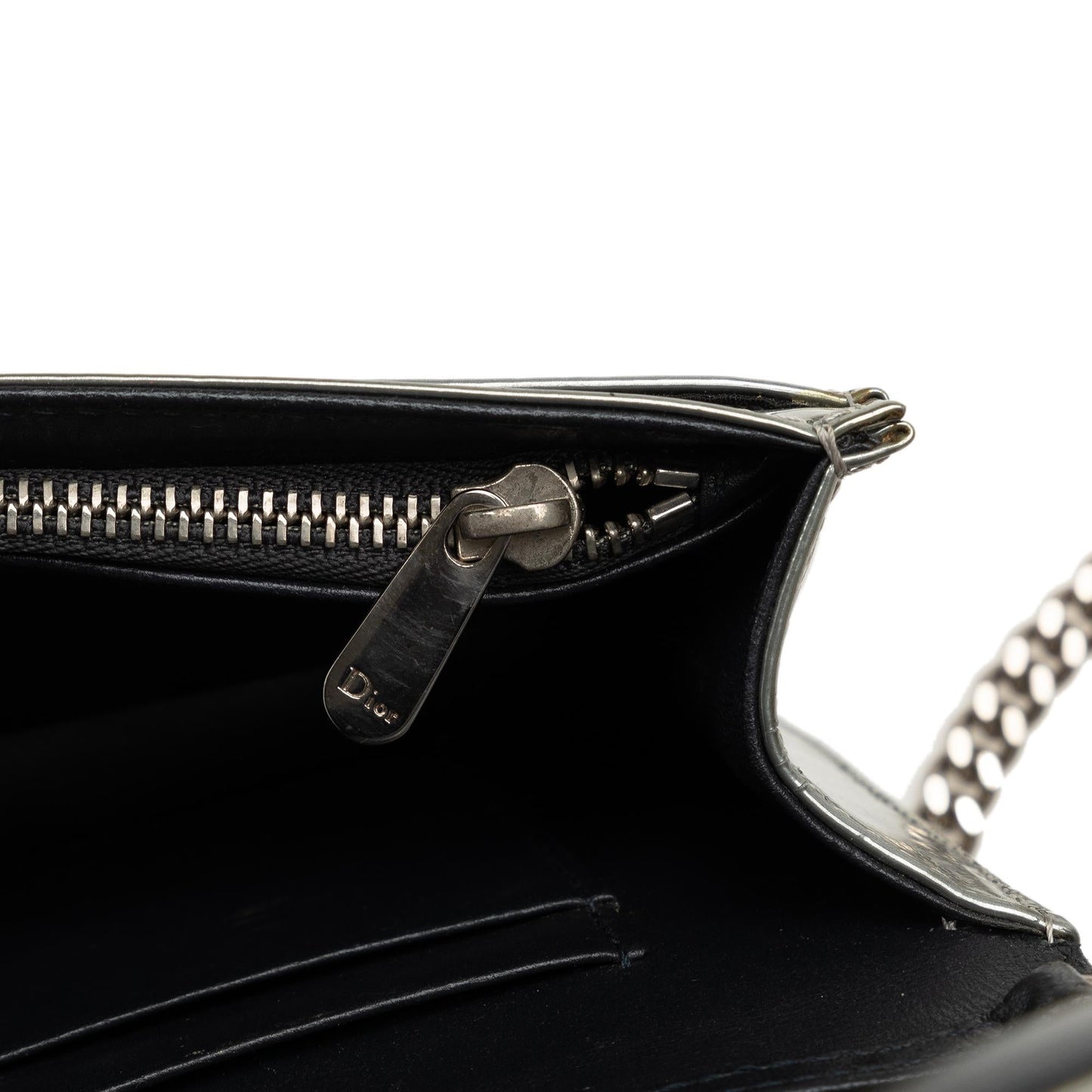 Dior Baby Patent Microcannage Diorama Wallet on Chain (SHG-tQS2vd)