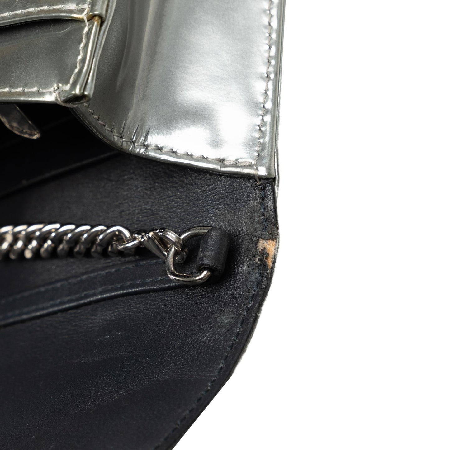 Dior Baby Patent Microcannage Diorama Wallet on Chain (SHG-tQS2vd)