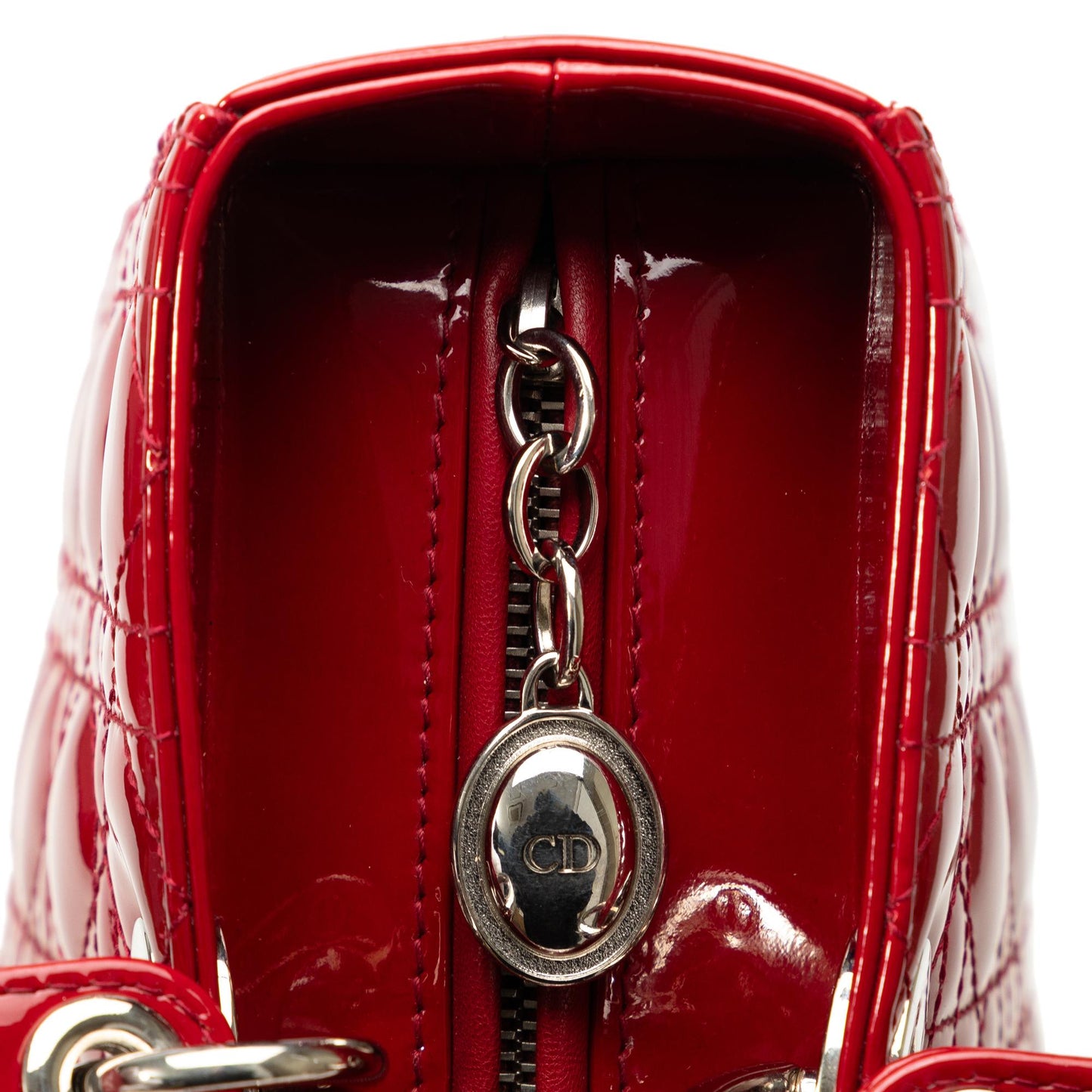 Dior Large Cannage Patent Lady Dior (SHG-ZMJz7k)