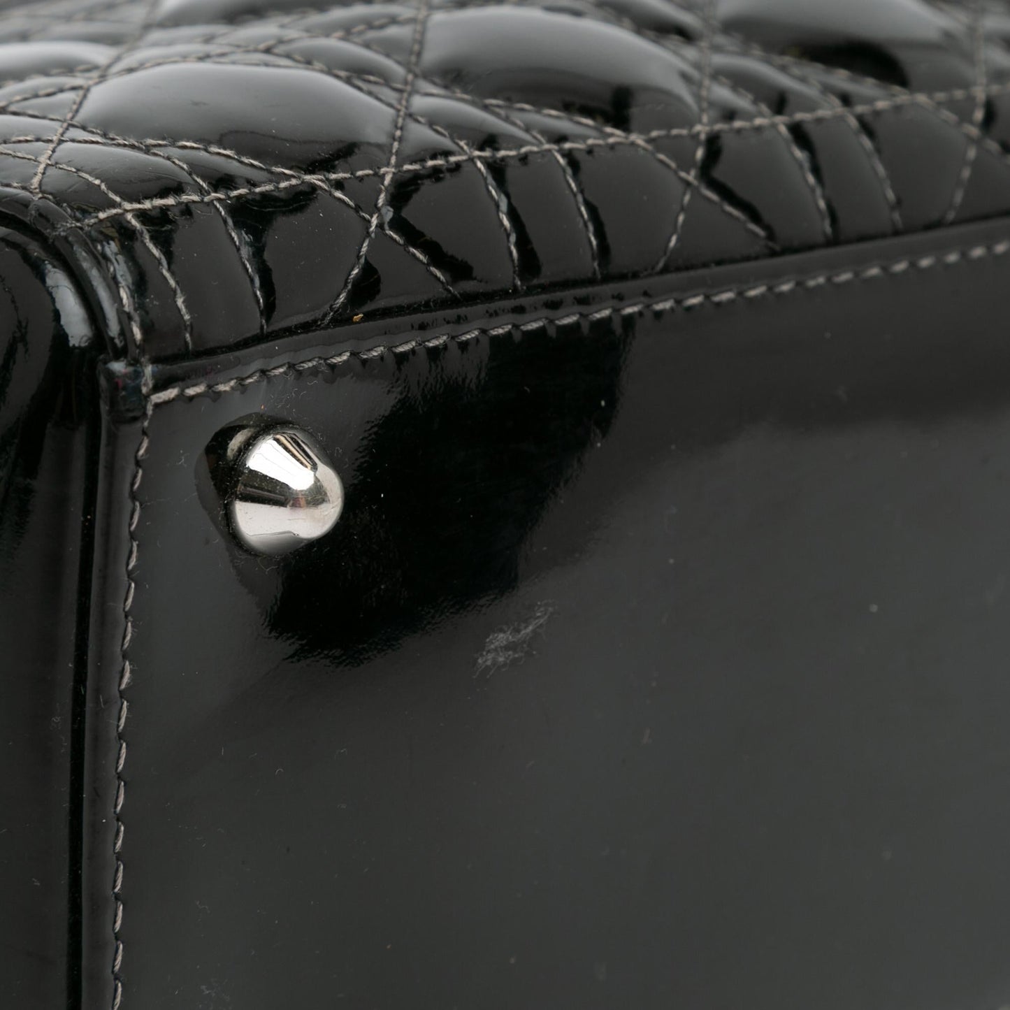 Dior Large Patent Cannage Lady Dior (SHG-bYroL1)