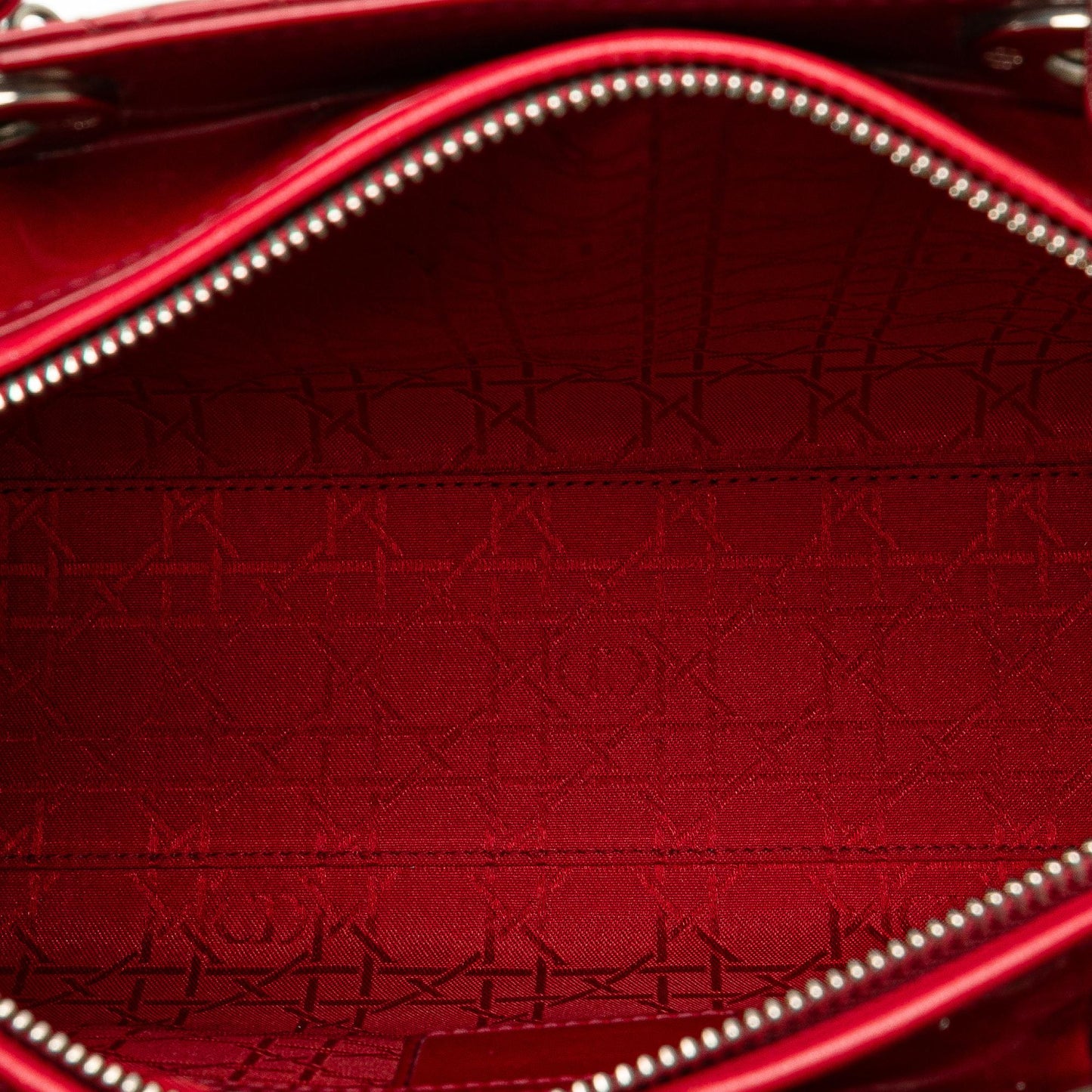 Dior Large Patent Cannage Lady Dior (SHG-CWEdfR)