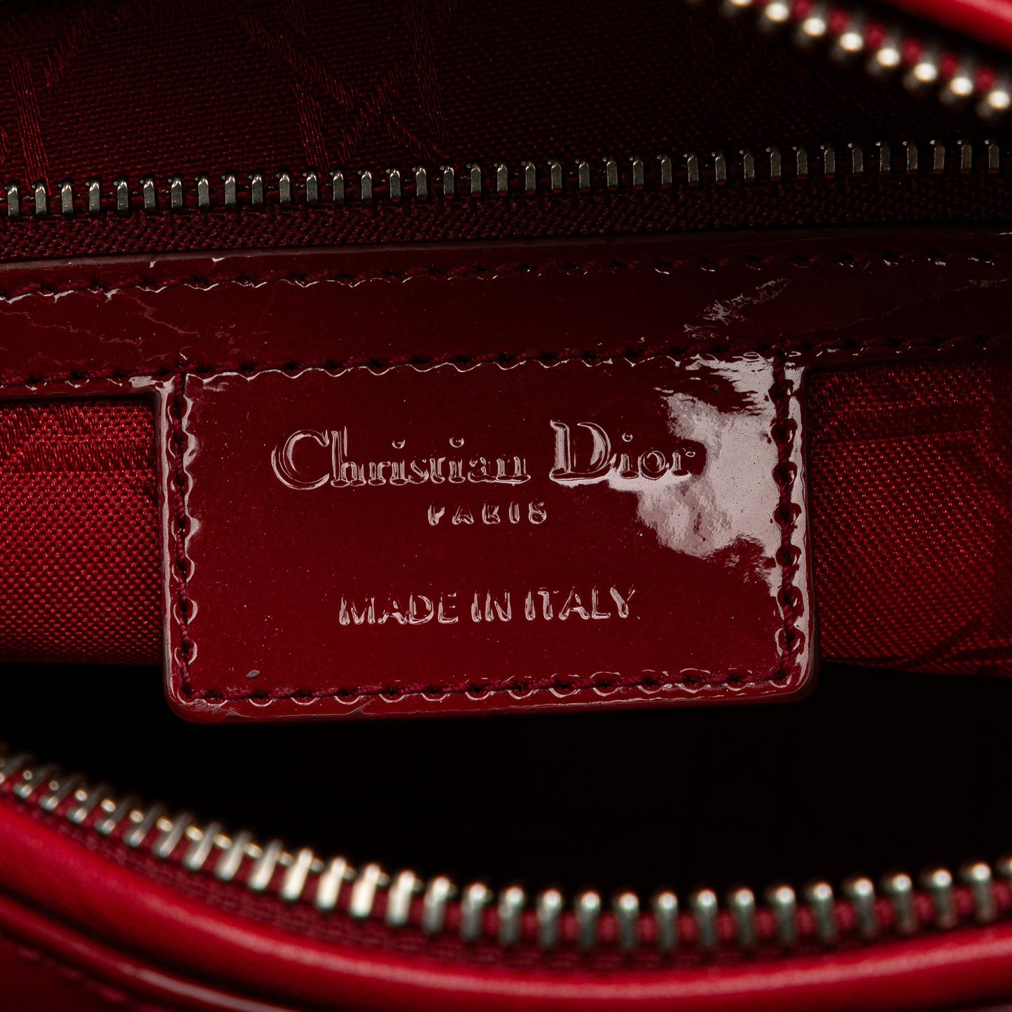 Dior Large Patent Cannage Lady Dior (SHG-CWEdfR)