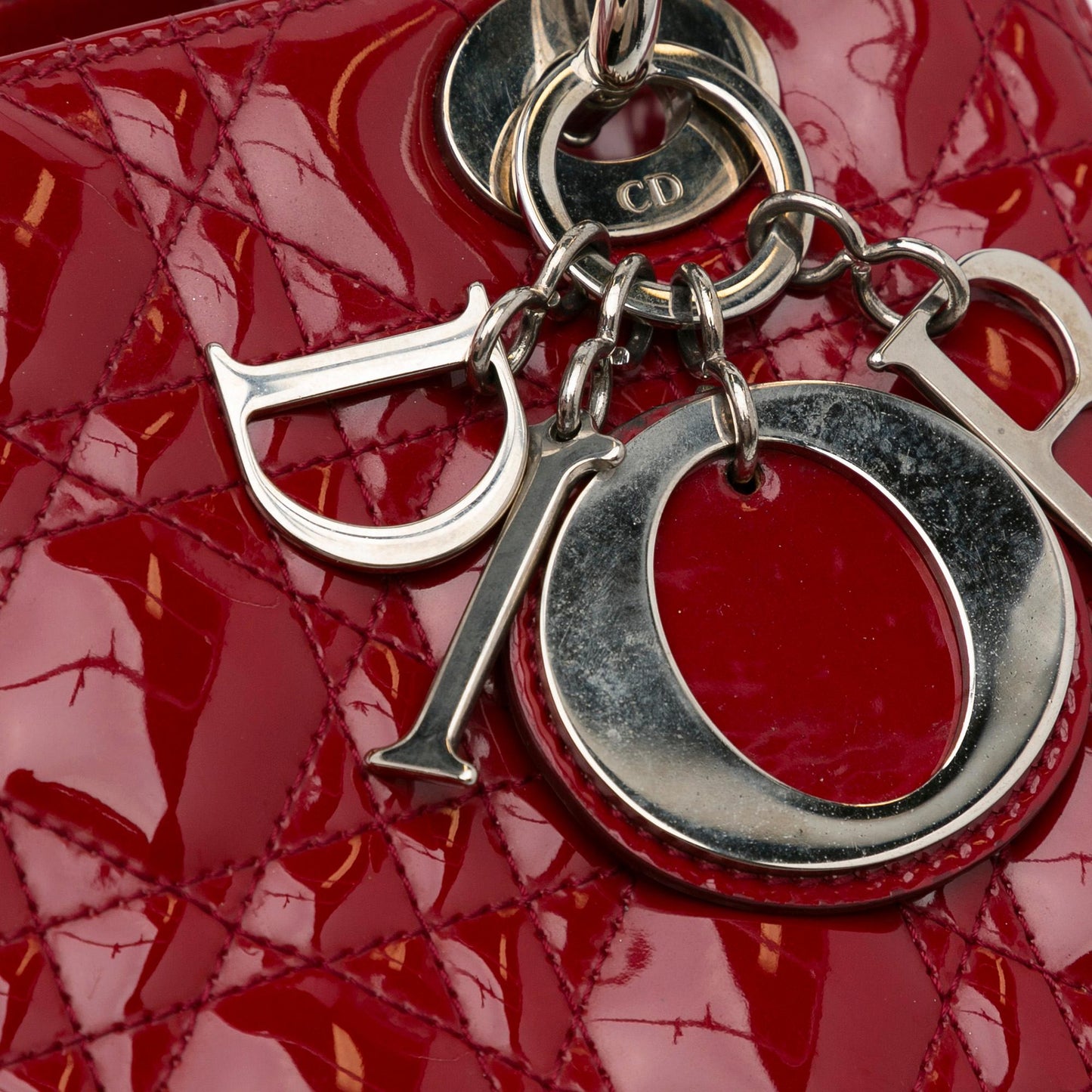 Dior Medium Patent Cannage Lady Dior (SHG-mFPZ0Z)