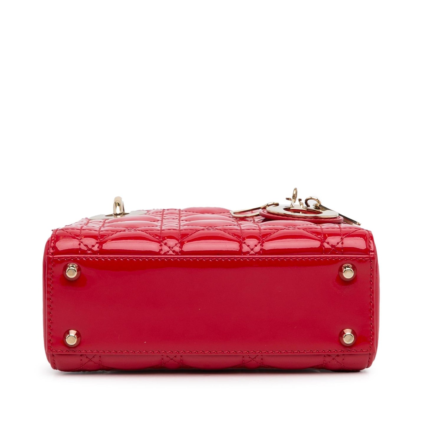 Dior Mini Patent Cannage Lady Dior (SHG-mq5mlX)