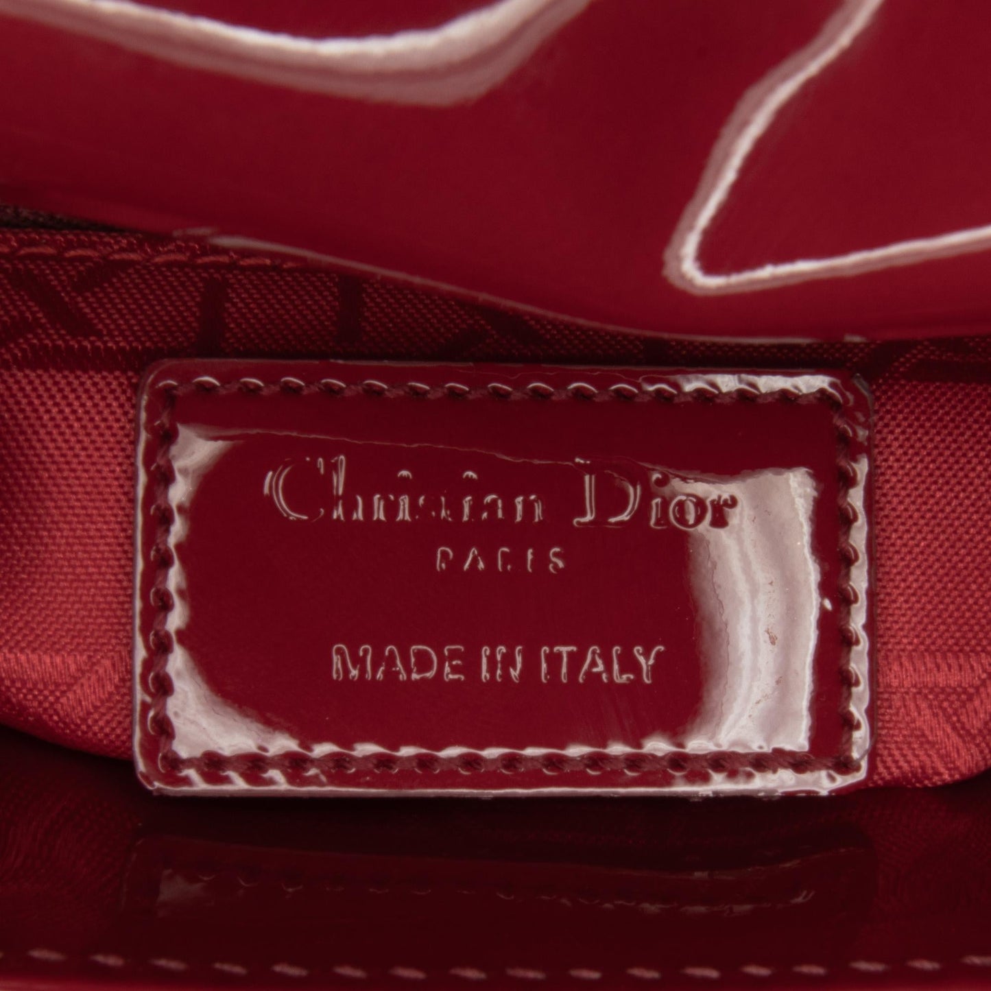 Dior Mini Patent Cannage Lady Dior (SHG-xyZM3w)