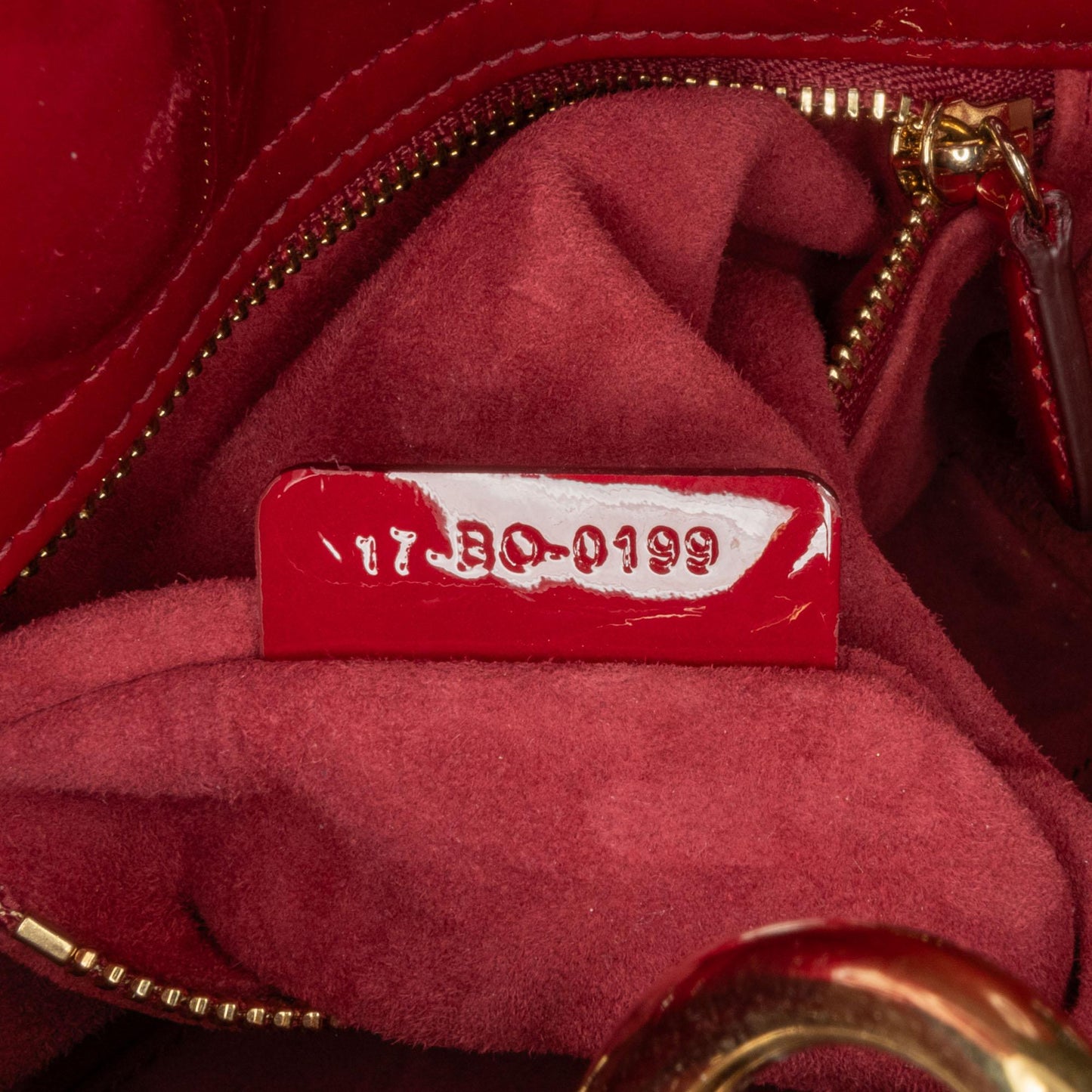 Dior Mini Patent Cannage Lady Dior (SHG-bl7bnY)
