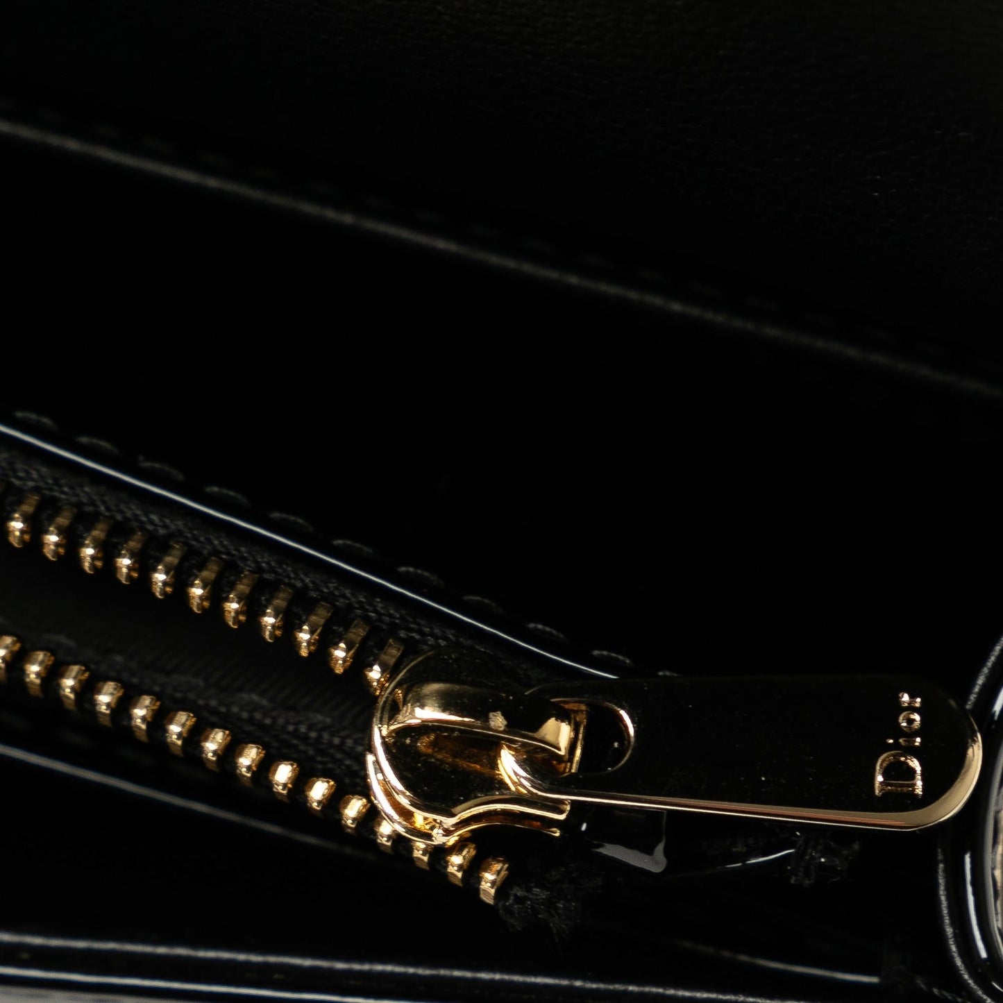 Dior Patent Cannage Lady Dior Pouch (SHG-mdwJ09)