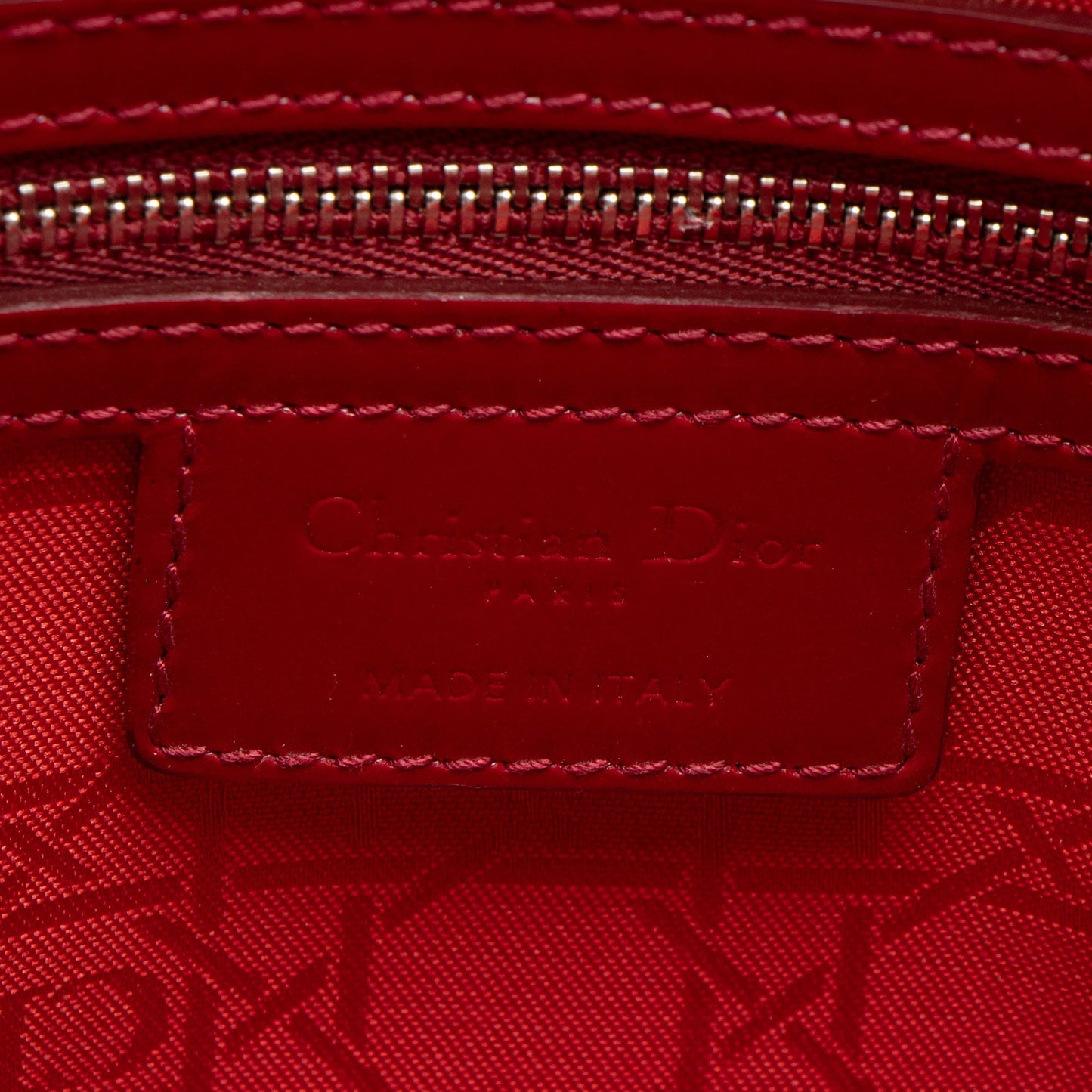 Dior Patent Leather Lady Dior Large Tote (SHF-Fee2T5)