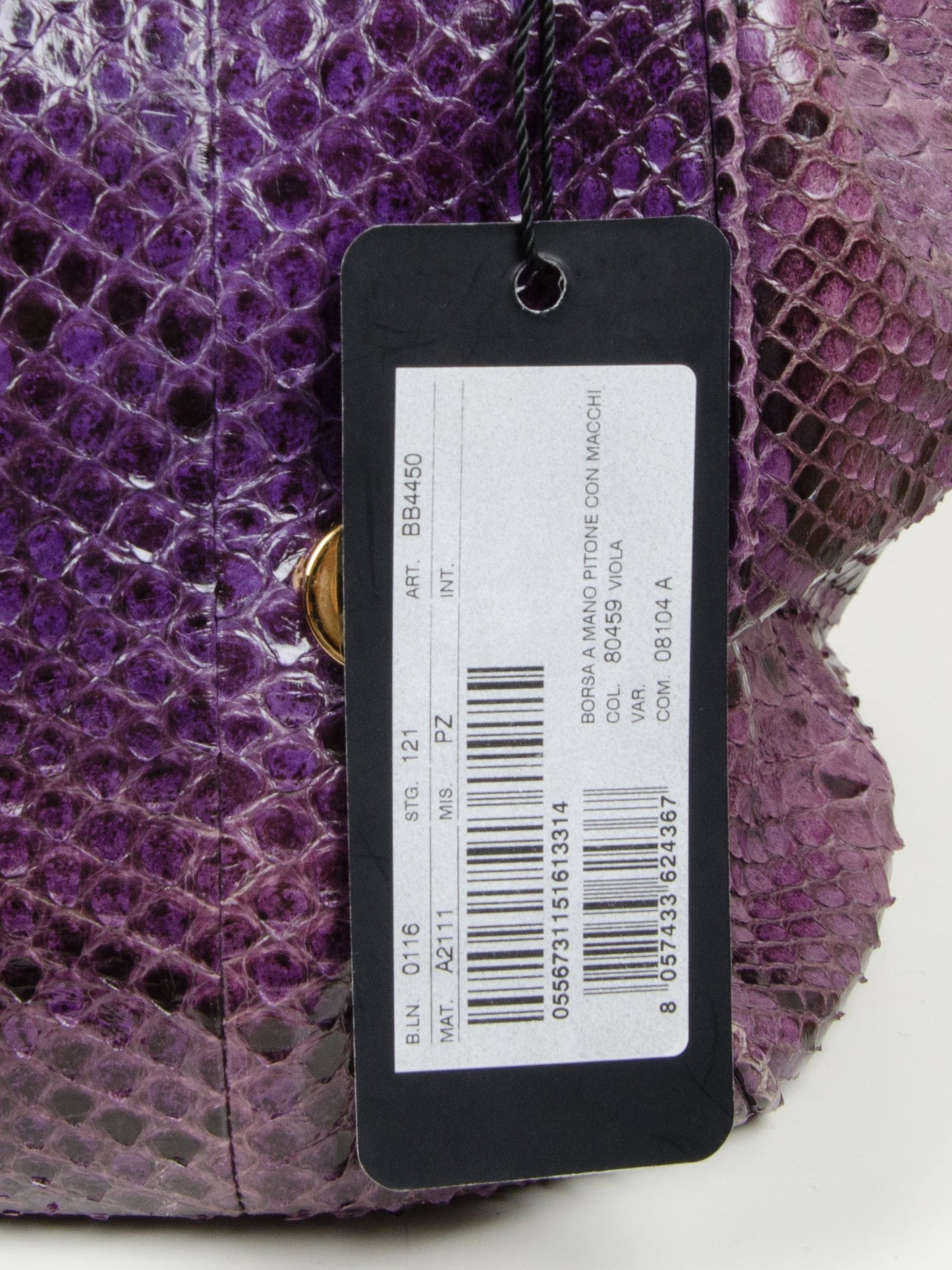 Large Snakeskin Miss Sicily Satchel