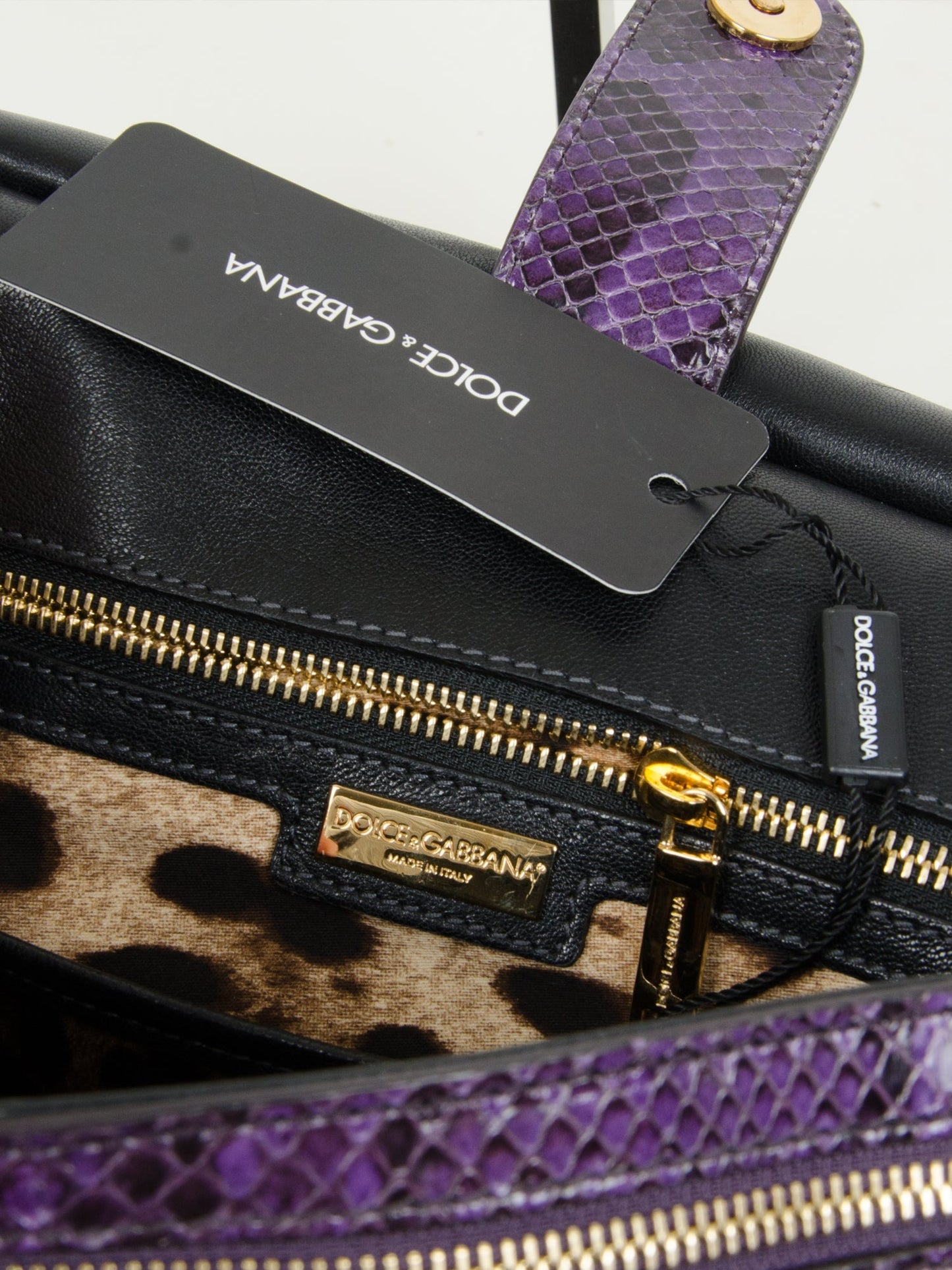 Large Snakeskin Miss Sicily Satchel