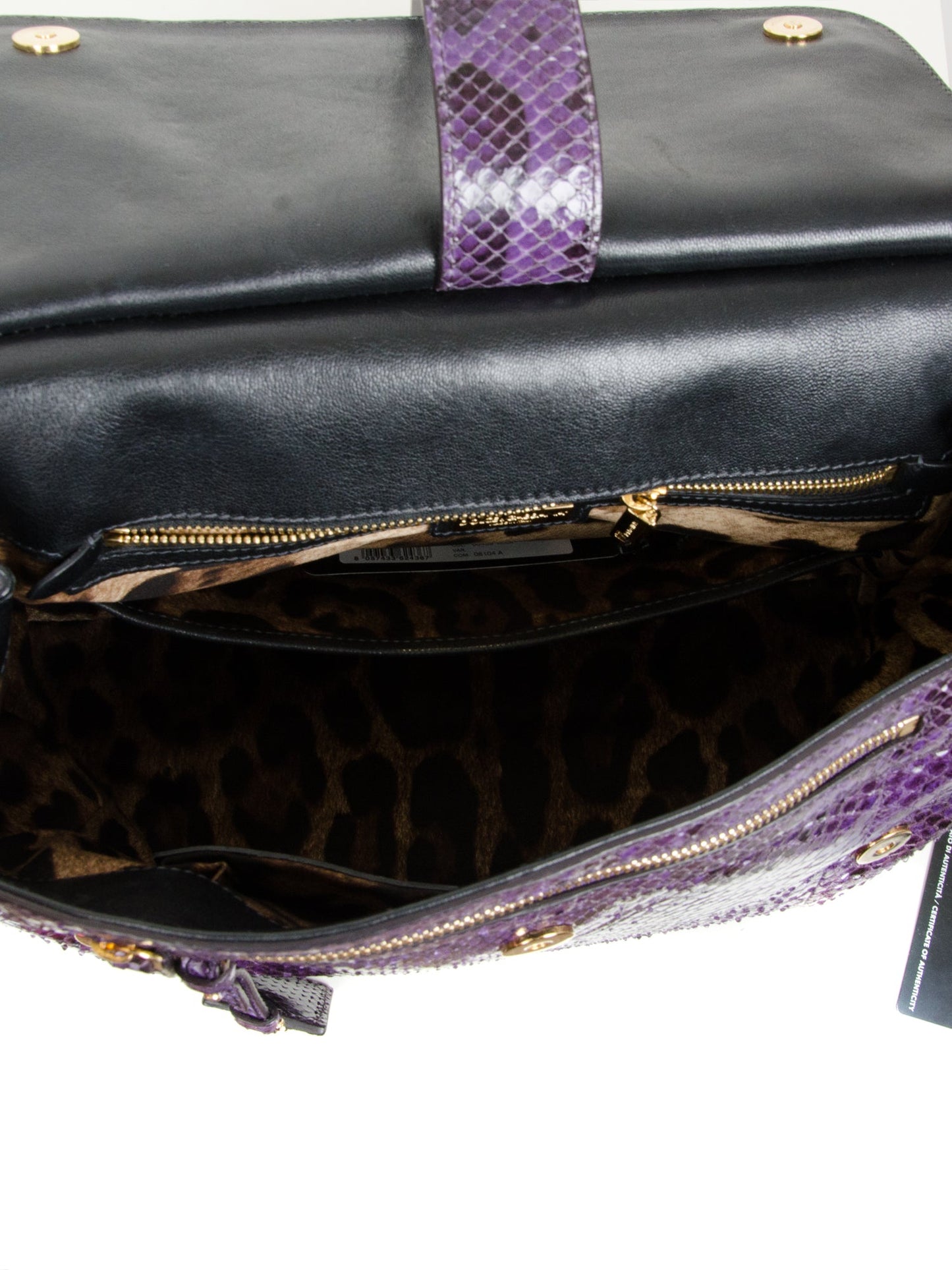 Large Snakeskin Miss Sicily Satchel