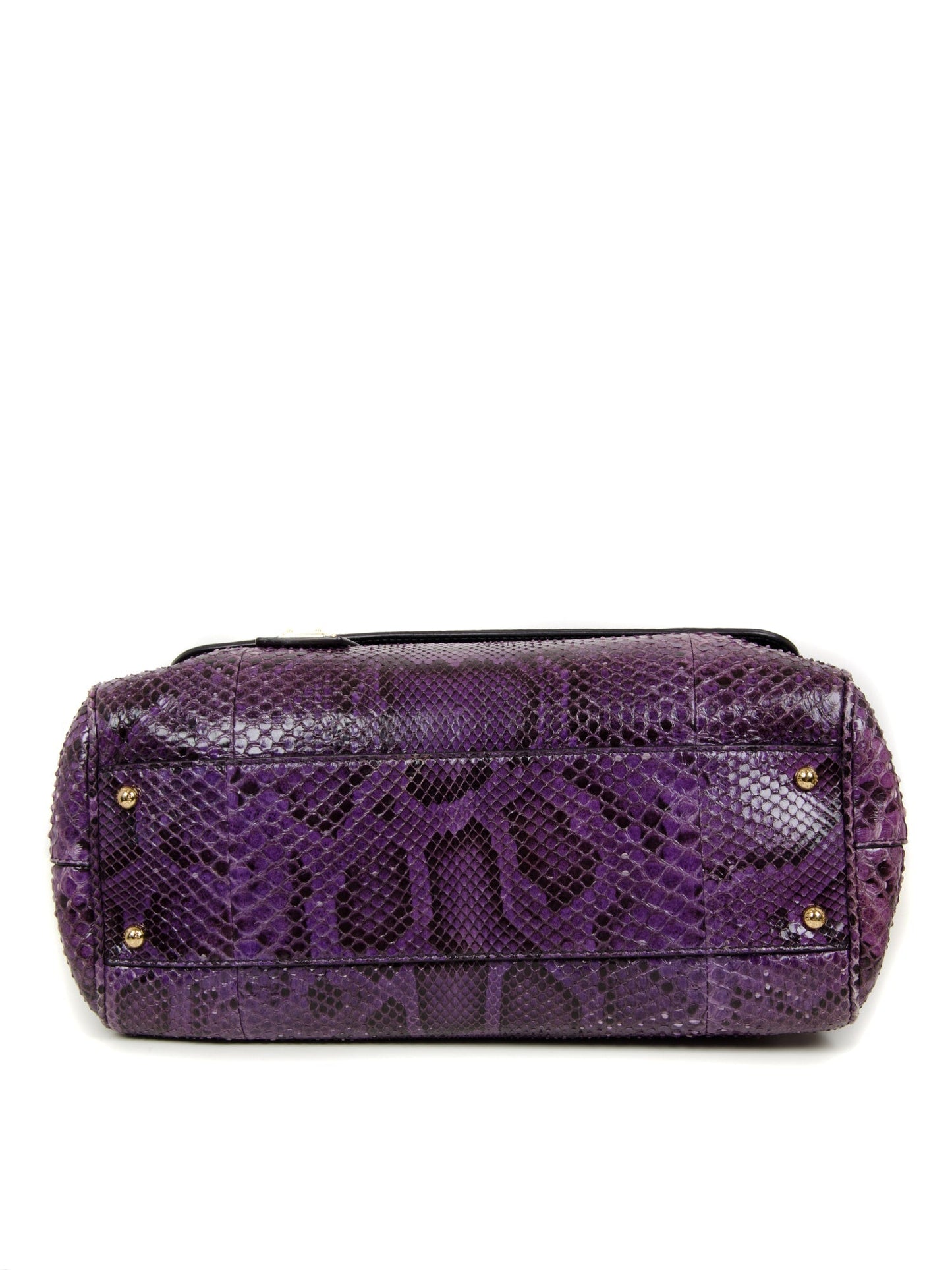 Large Snakeskin Miss Sicily Satchel