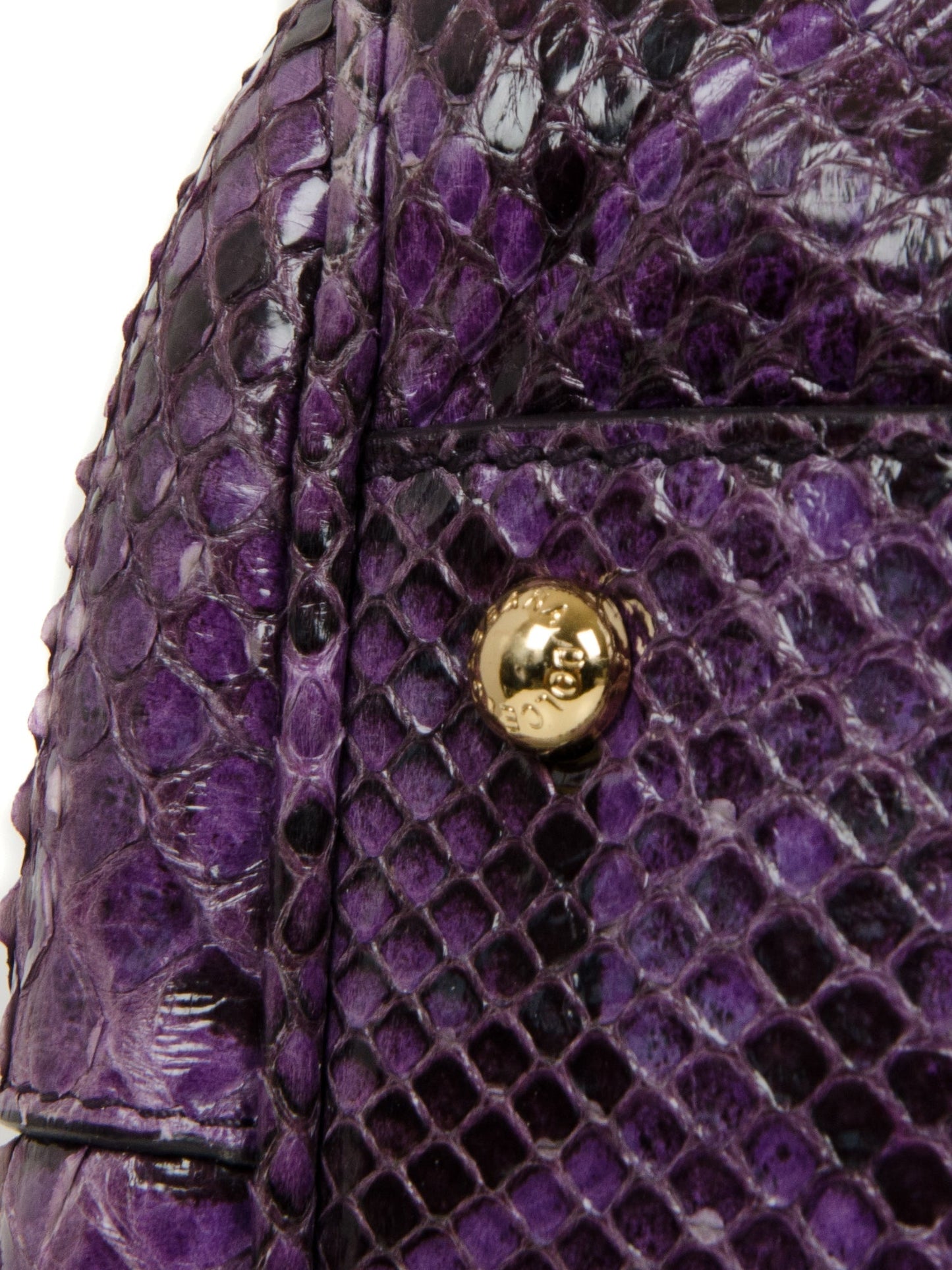 Large Snakeskin Miss Sicily Satchel
