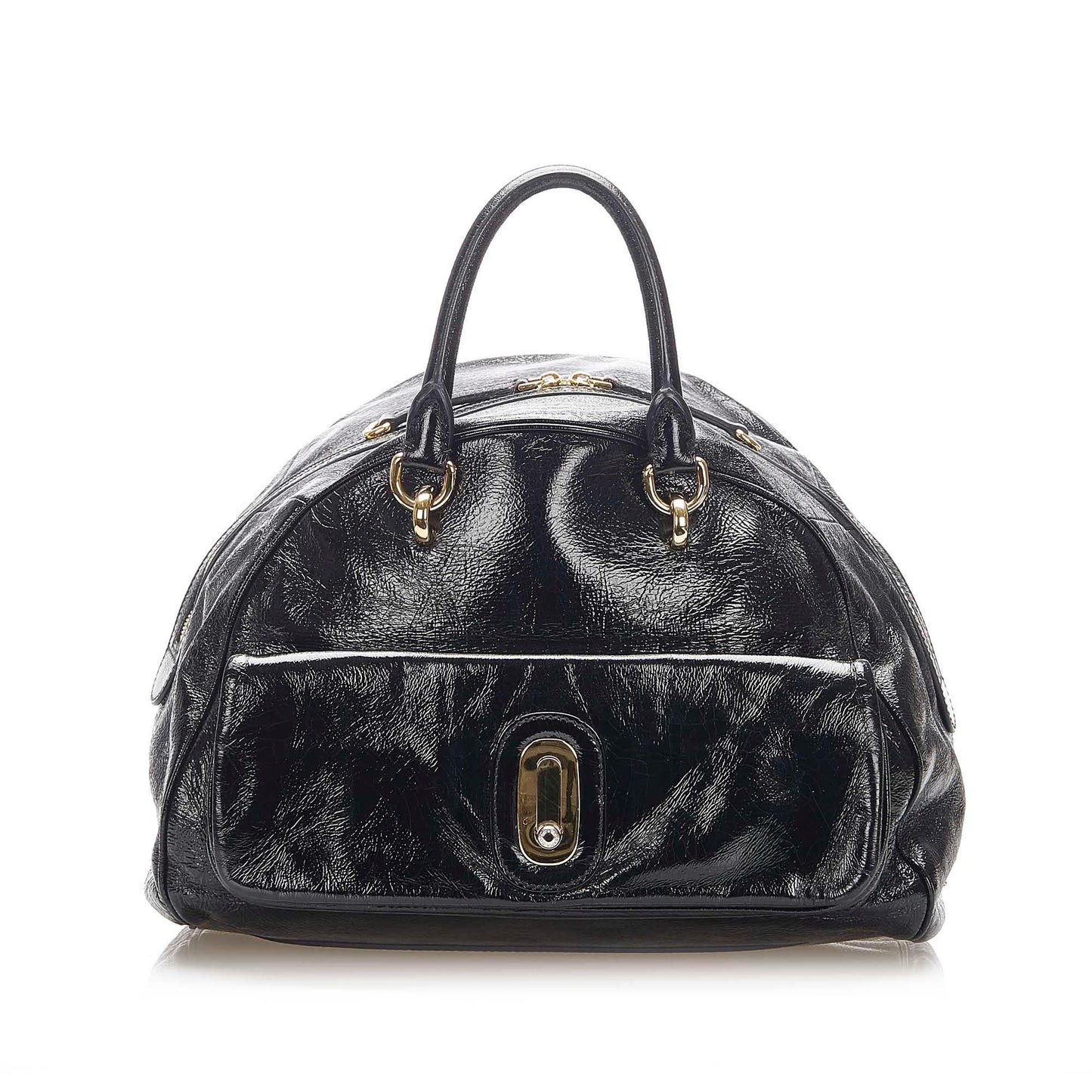 Dolce & Gabbana Patent Leather Satchel (SHG-22264)