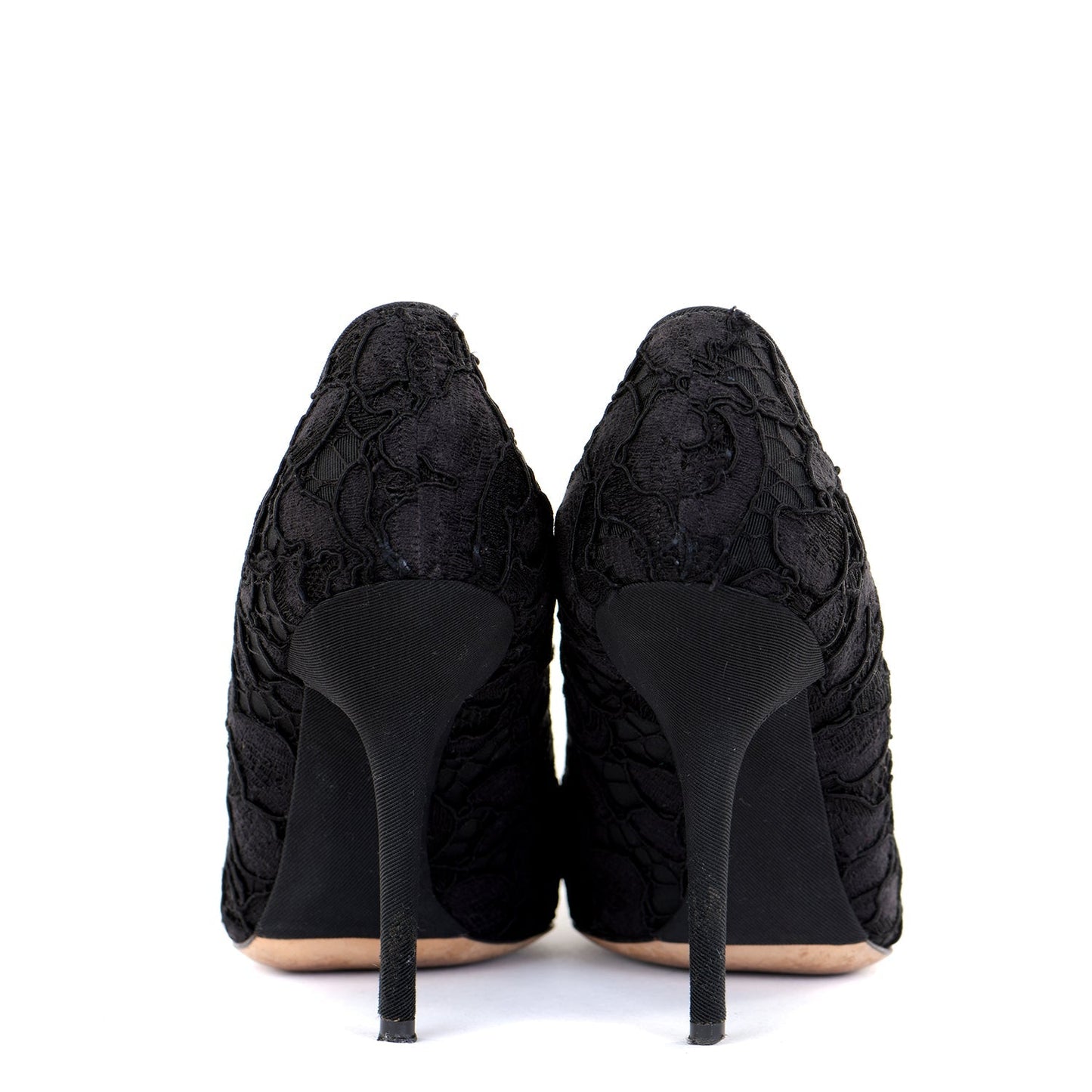 Lace Pointed Court Shoes