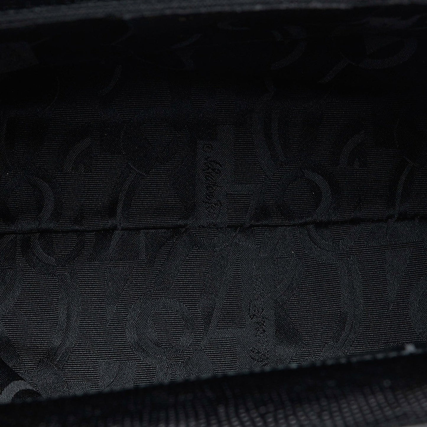 Black Ferragamo Vara Embossed Tote