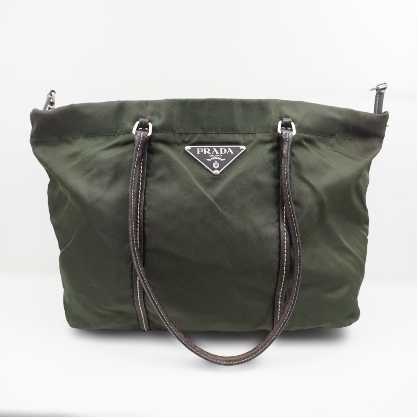 Prada ArmygrÃƒÆ’Ã‚Â¸n Skuldertaske
