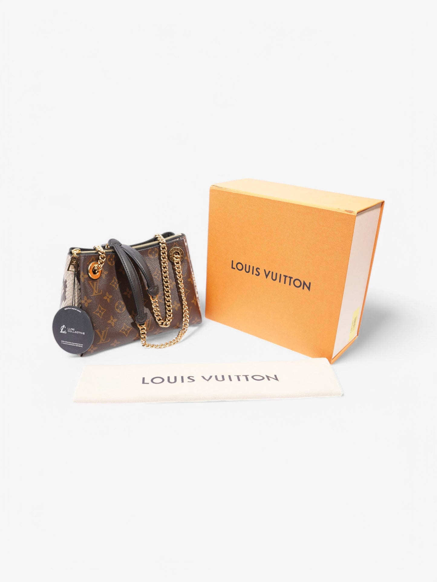 Louis Vuitton Surene Monogram / Python Coated Canvas BB