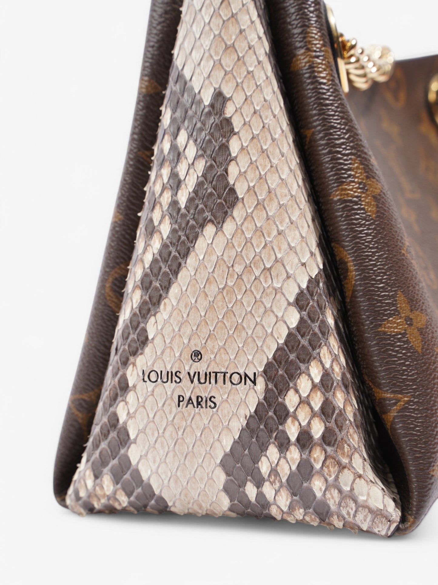 Louis Vuitton Surene Monogram / Python Coated Canvas BB
