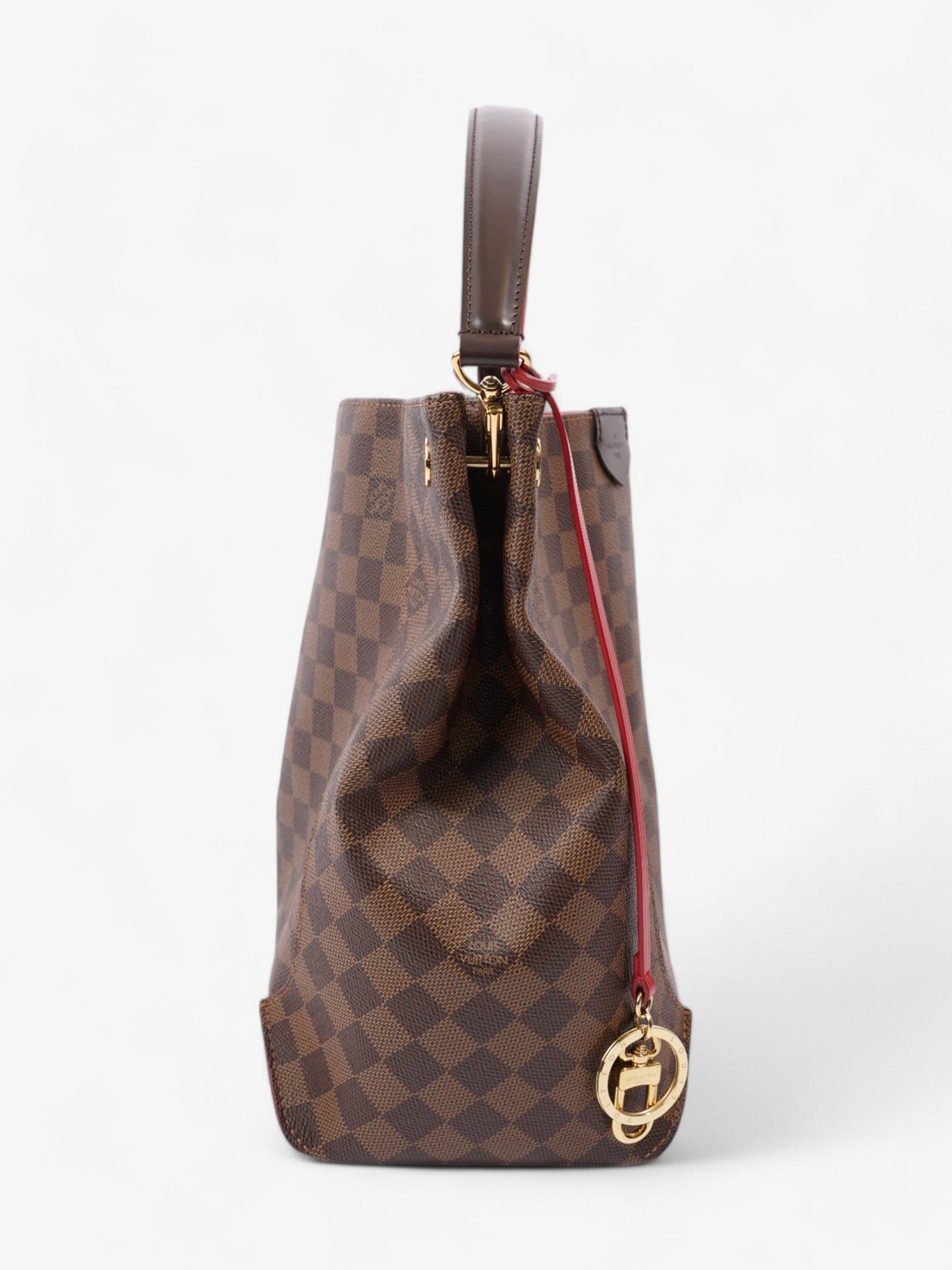 Louis Vuitton Caissa Damier Ebene Coated Canvas