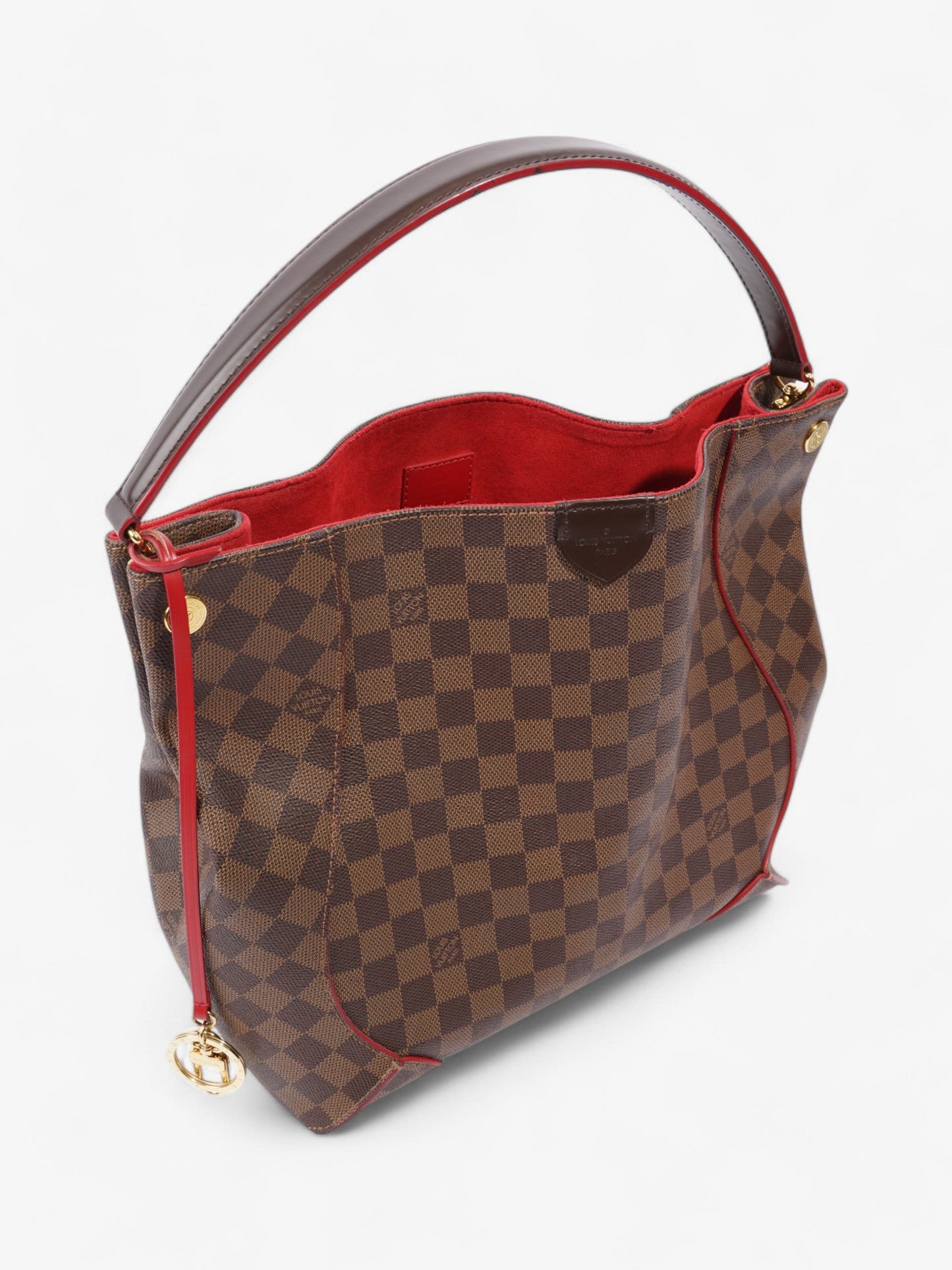 Louis Vuitton Caissa Damier Ebene Coated Canvas
