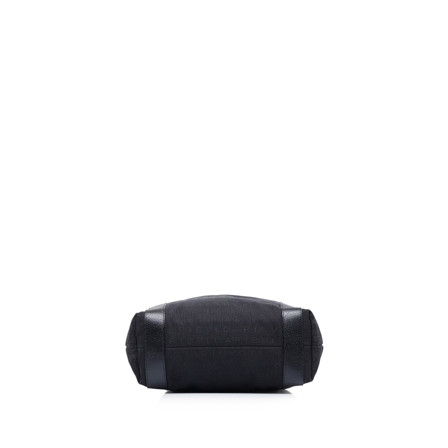 Black Bvlgari Logomania Tote