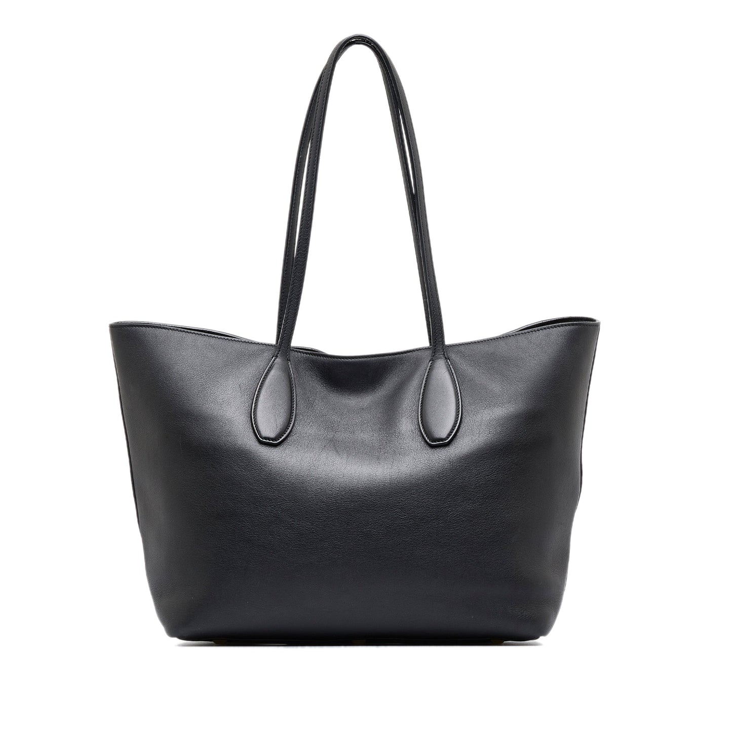Black Ferragamo Gancini Tote Bag