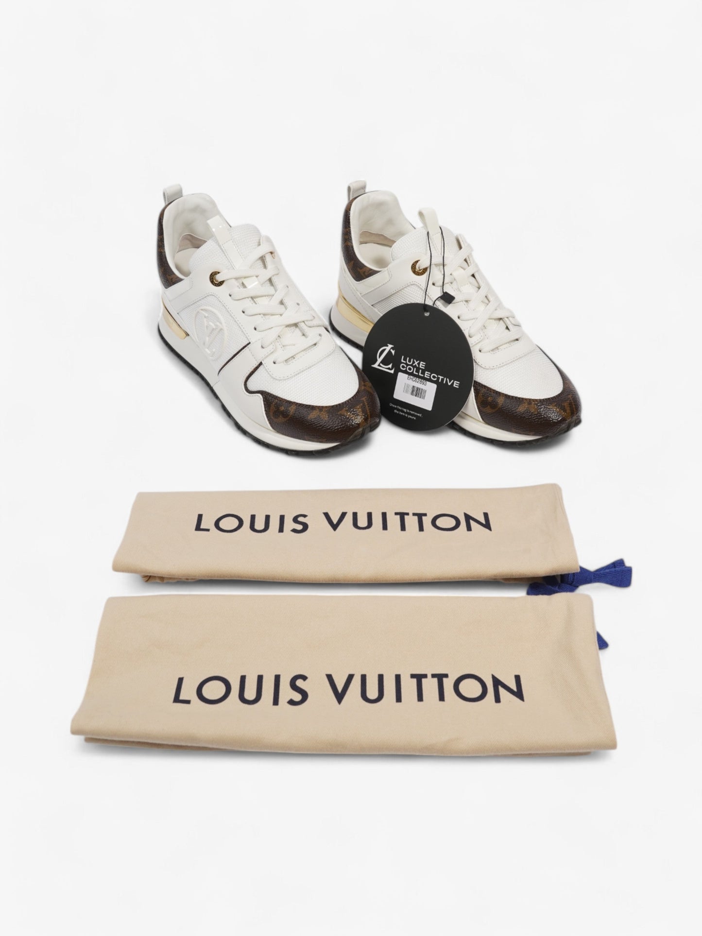 Louis Vuitton Run Away White  / Monogram Mesh EU 37.5 UK 4.5