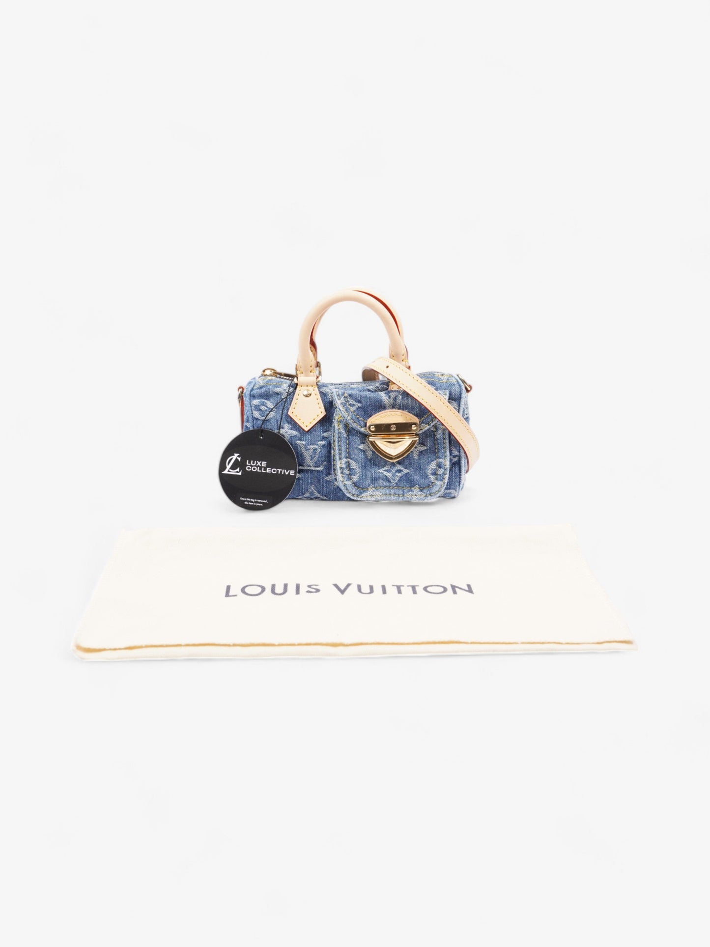 Louis Vuitton Speedy Blue Monogram Denim Nano