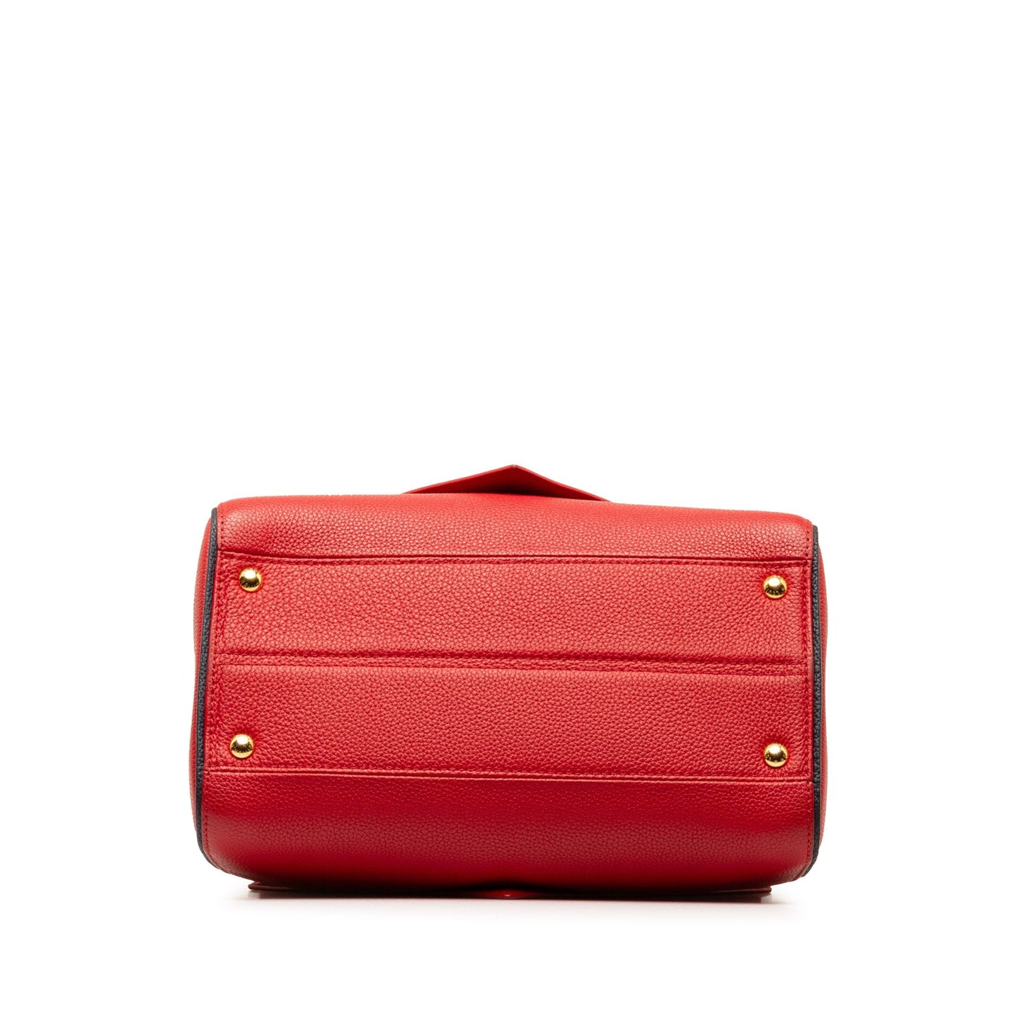 Red Louis Vuitton Monogram Double V Satchel
