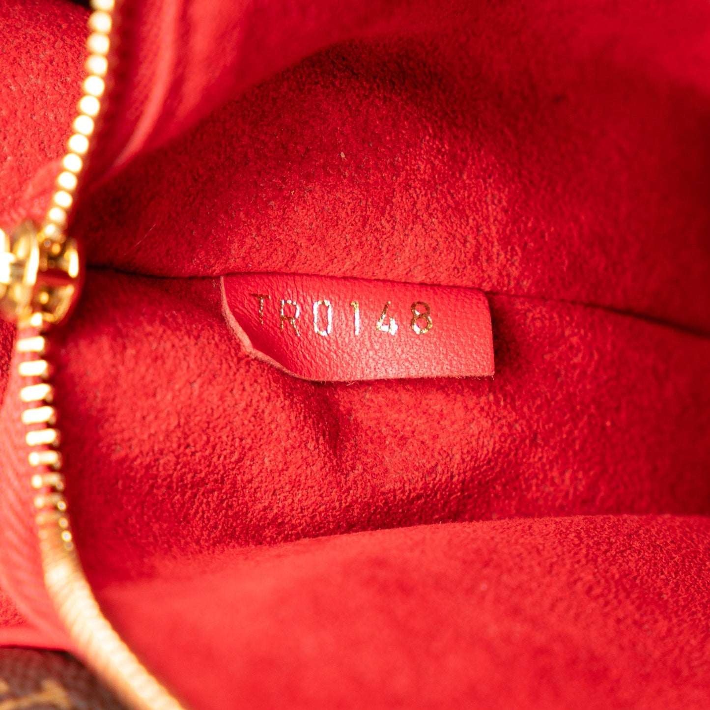 Red Louis Vuitton Monogram Double V Satchel