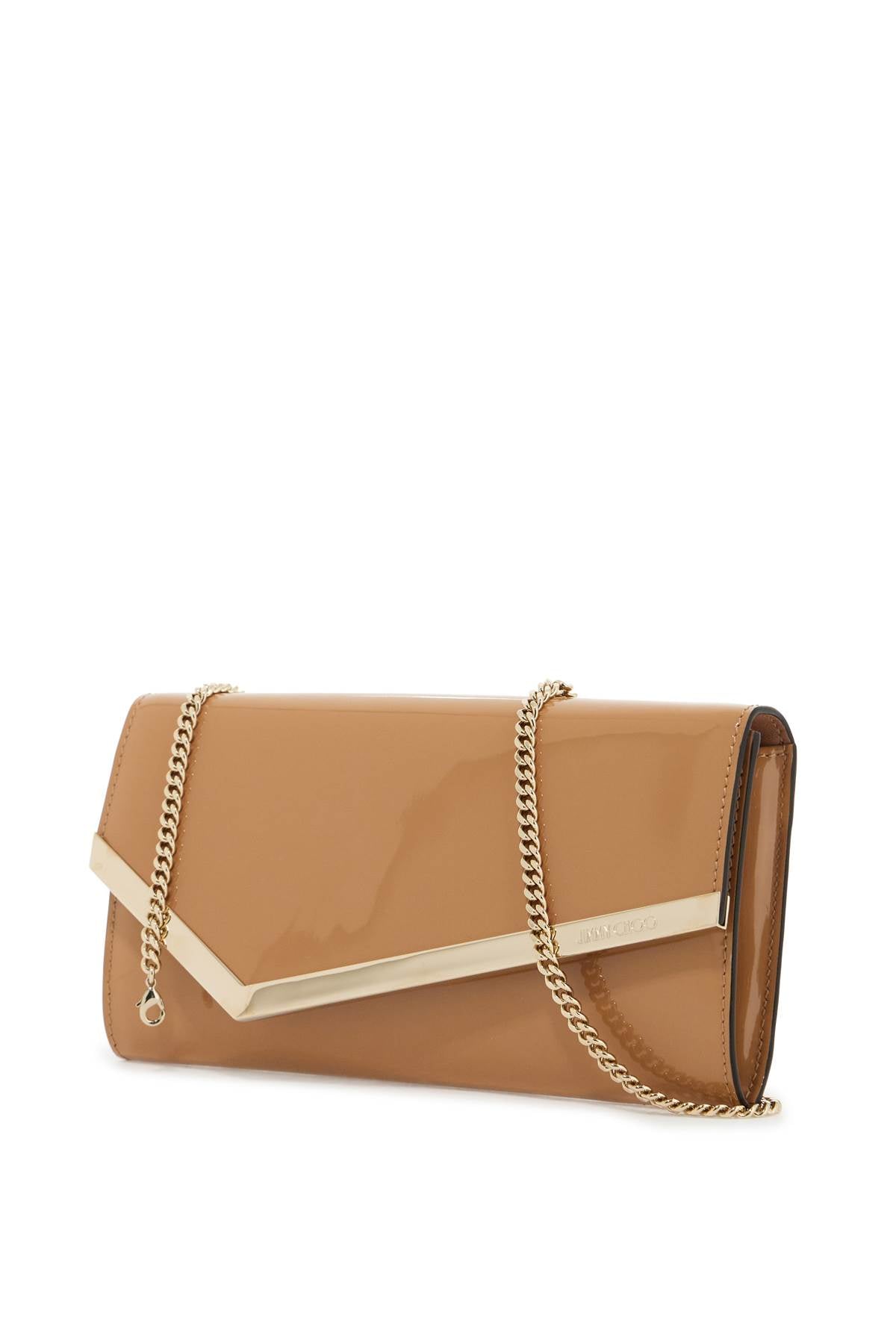 Jimmy Choo Patent Leather Emmie Clutch Women