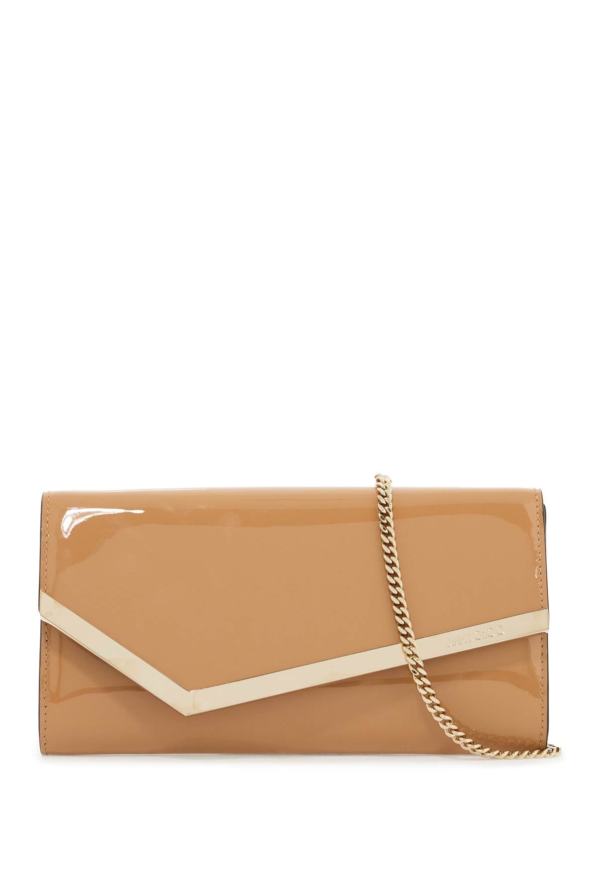 Jimmy Choo Patent Leather Emmie Clutch Women