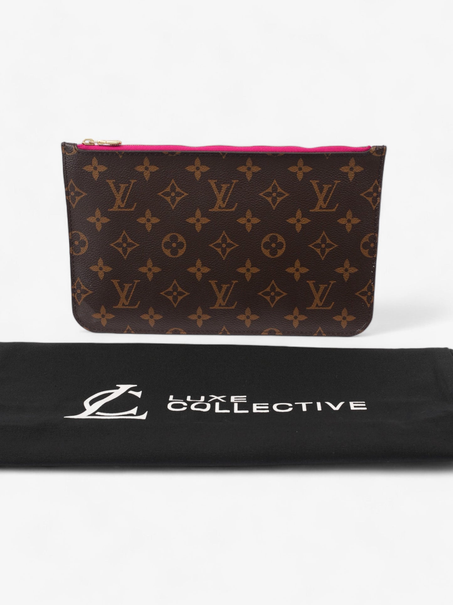 Louis Vuitton Neverful Pochette Monogram Coated Canvas