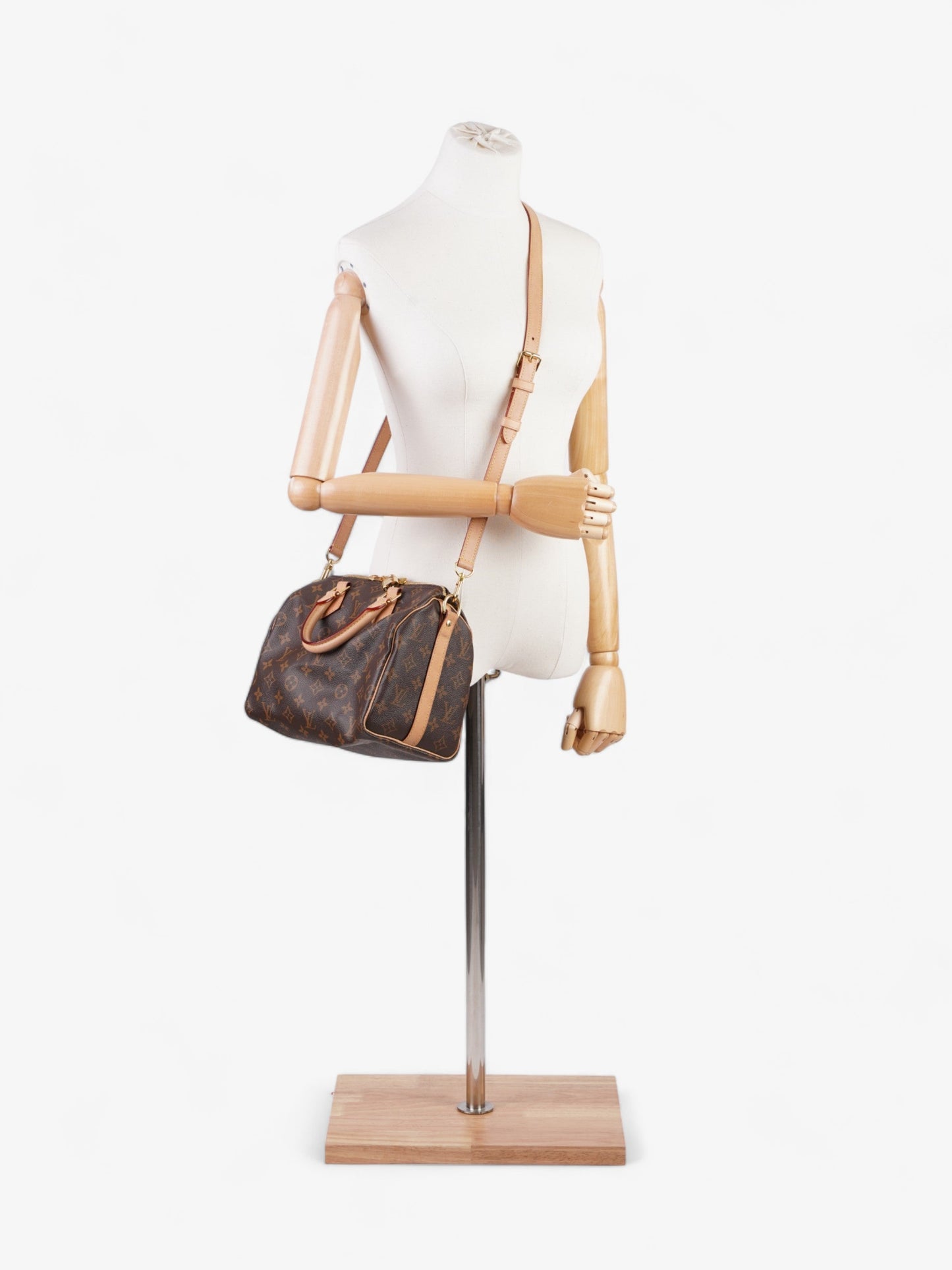 Louis Vuitton Speedy Bandouli猫re 25 Monogram Coated Canvas