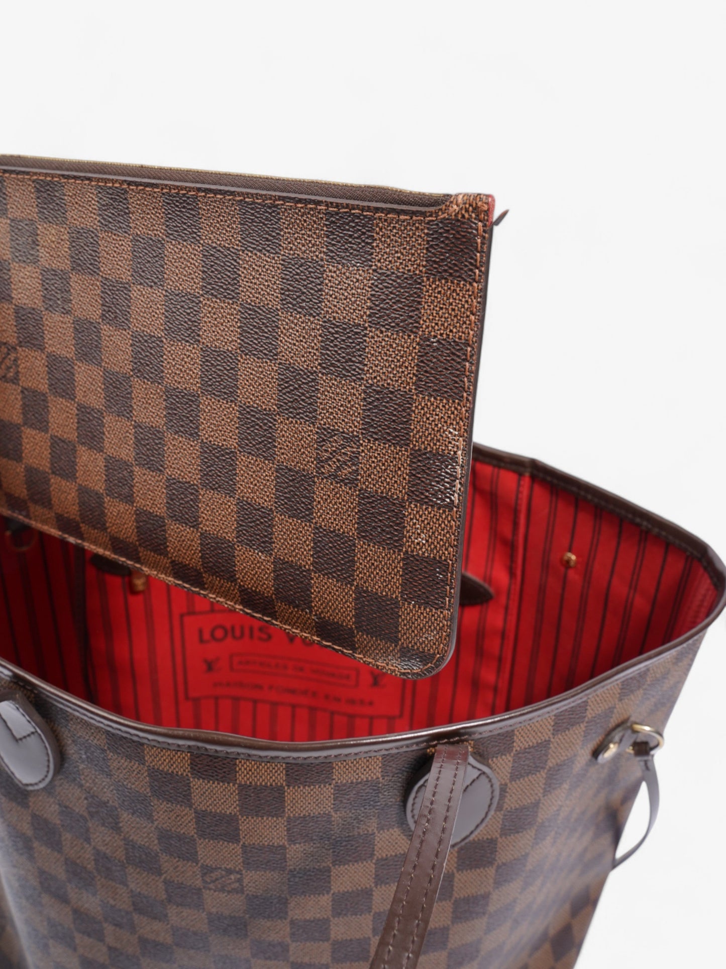 Louis Vuitton Neverfull Damier Ebene Coated Canvas MM