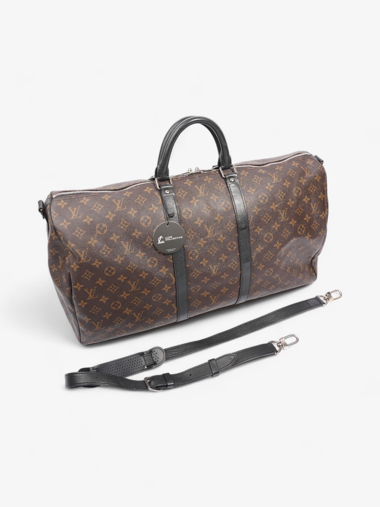 Louis Vuitton Keepall Bandouli猫re 55 Monogram Coated Canvas