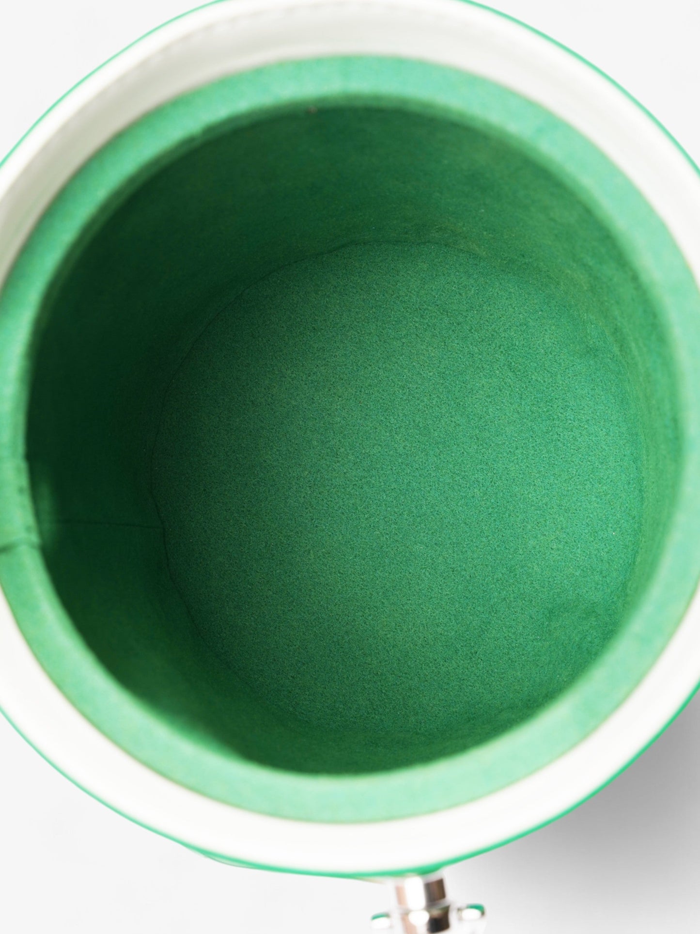 Louis Vuitton Paint Can Bag Green / White / Black Leather