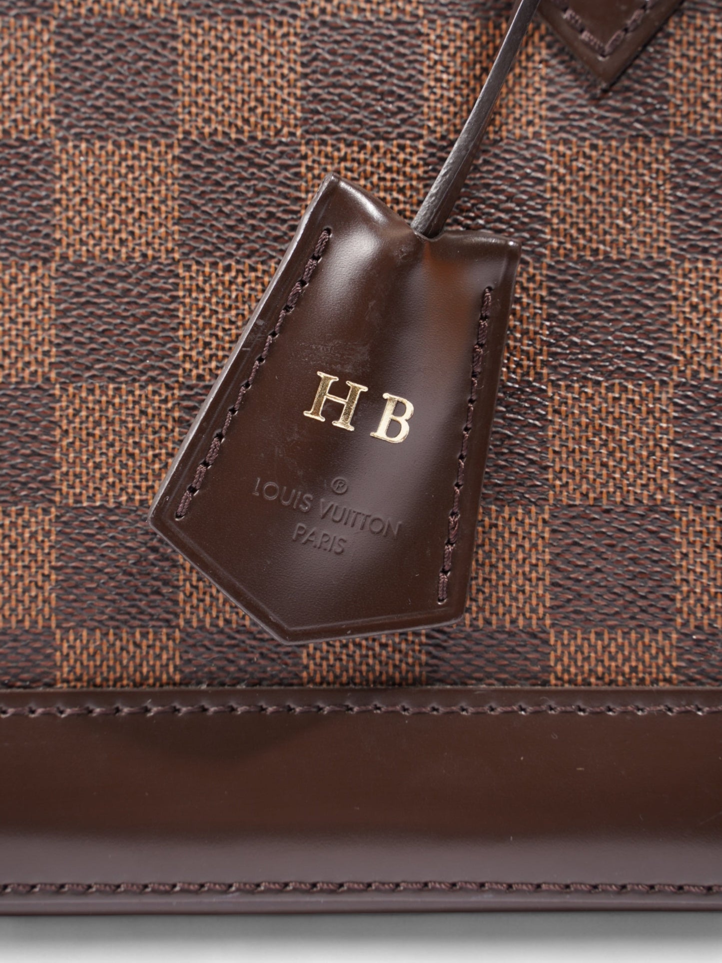 Louis Vuitton Alma Damier Ebene Coated Canvas BB