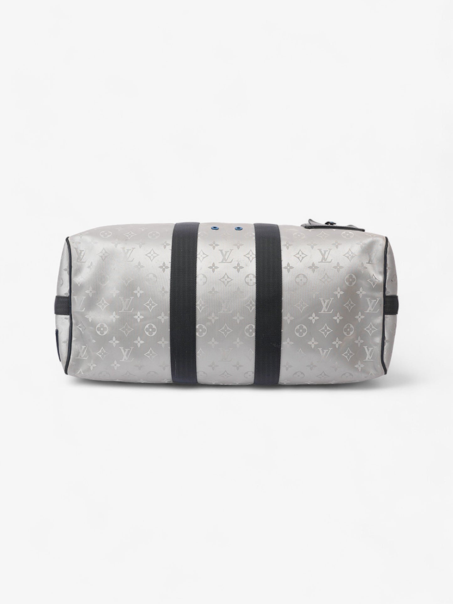 Louis Vuitton Keepall Bandouliere Monogram Satellite / Navy Blue Canvas 50