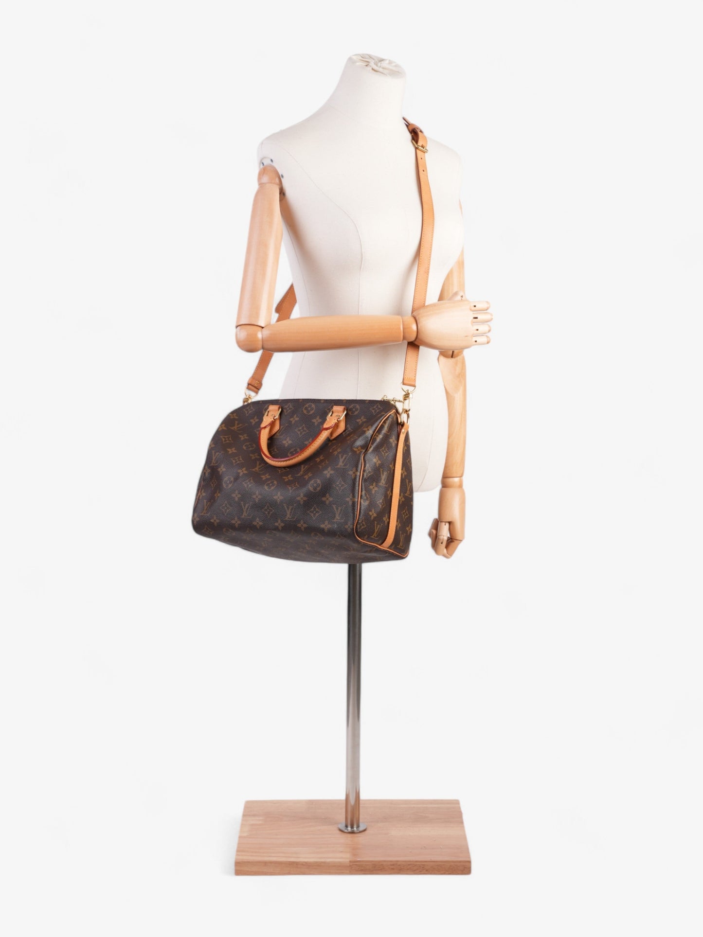 Louis Vuitton Speedy Bandouli猫re Monogram Coated Canvas 30