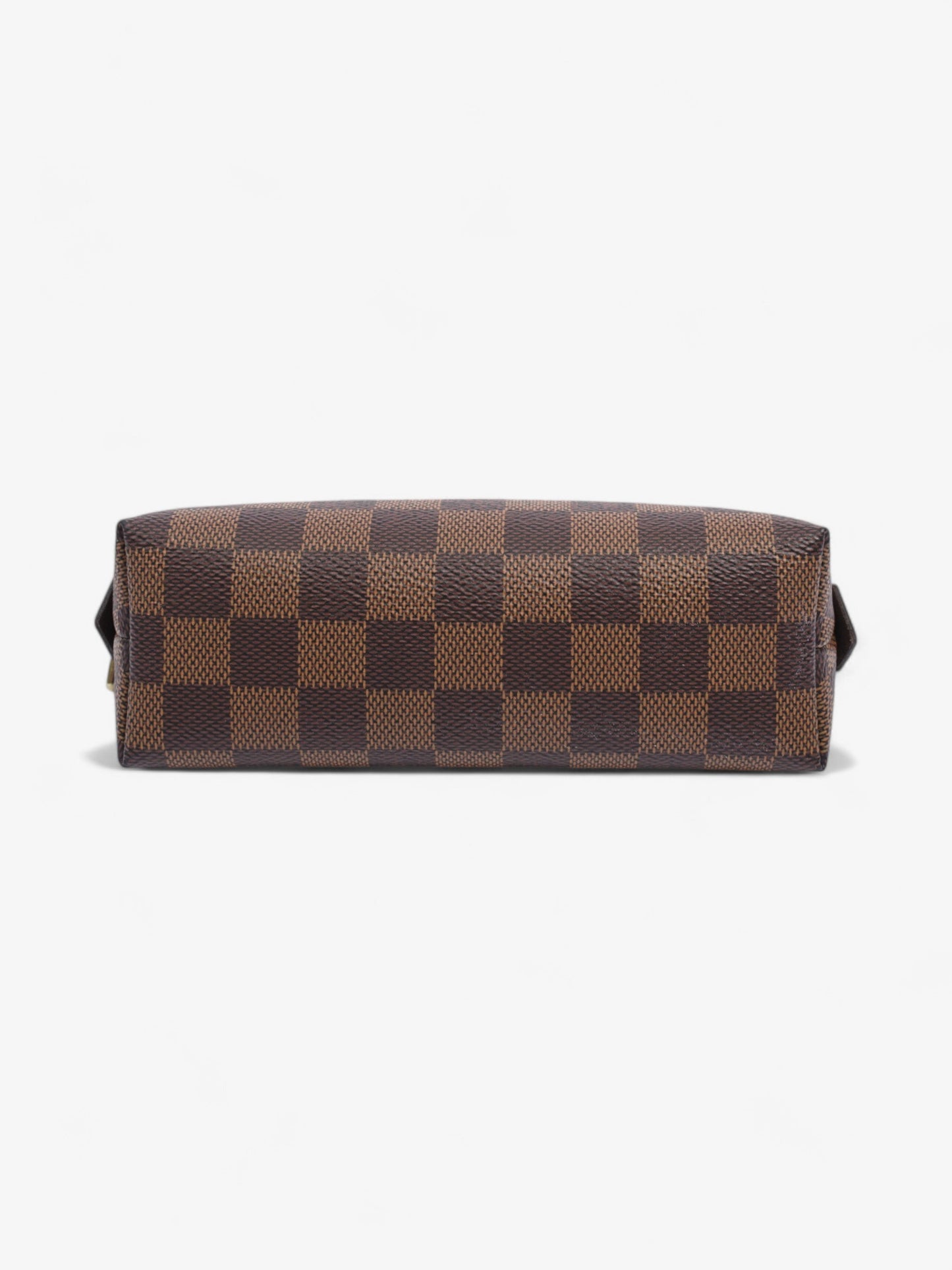 Louis Vuitton LV cosmetic PM pouch Damier Ebene Coated Canvas