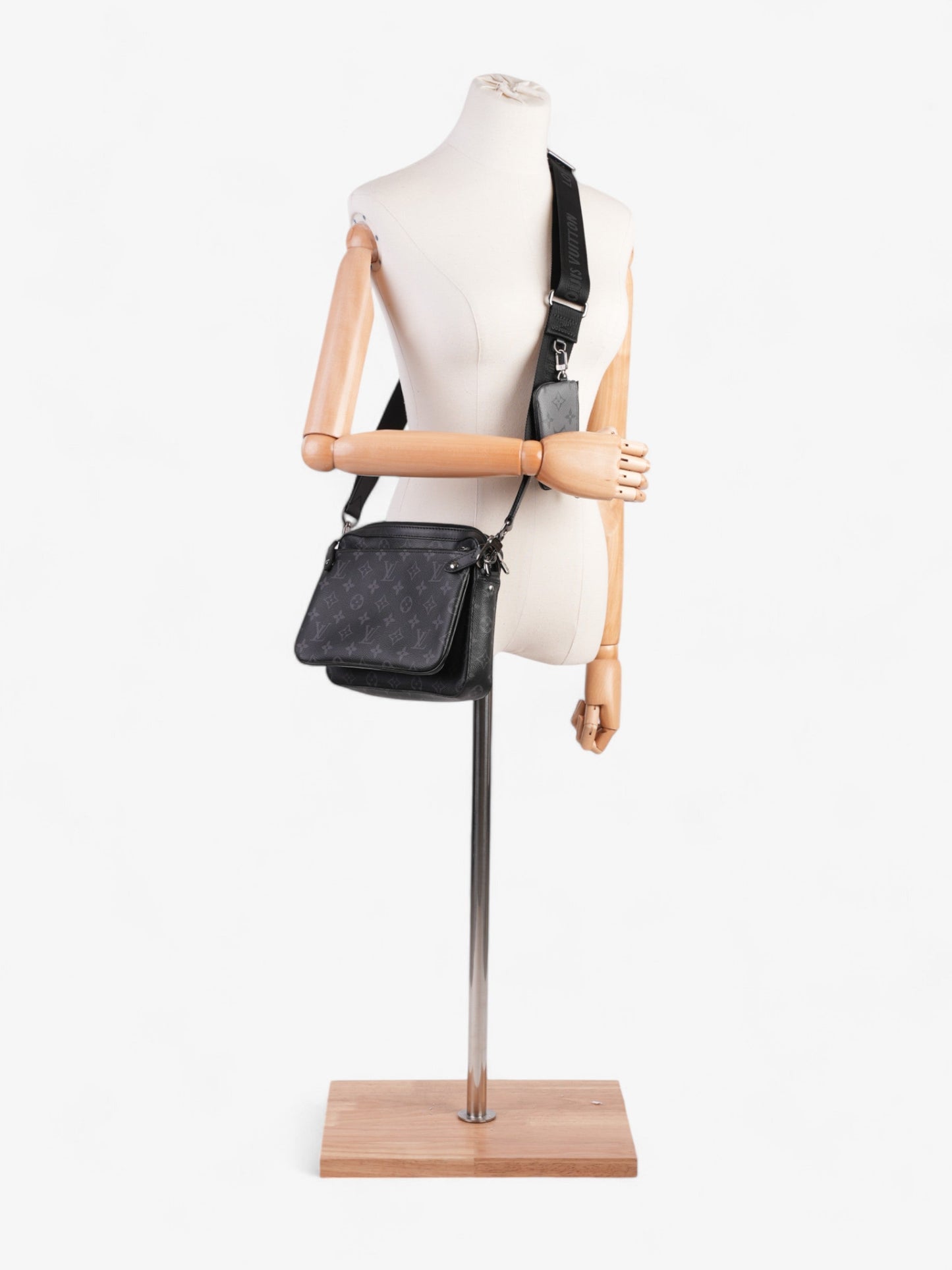 Louis Vuitton Trio Messenger Bag Monogram Eclipse Coated Canvas