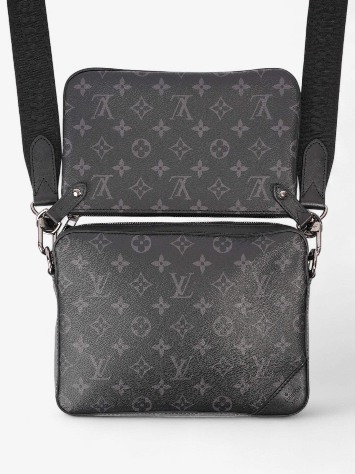 Louis Vuitton Trio Messenger Bag Monogram Eclipse Coated Canvas
