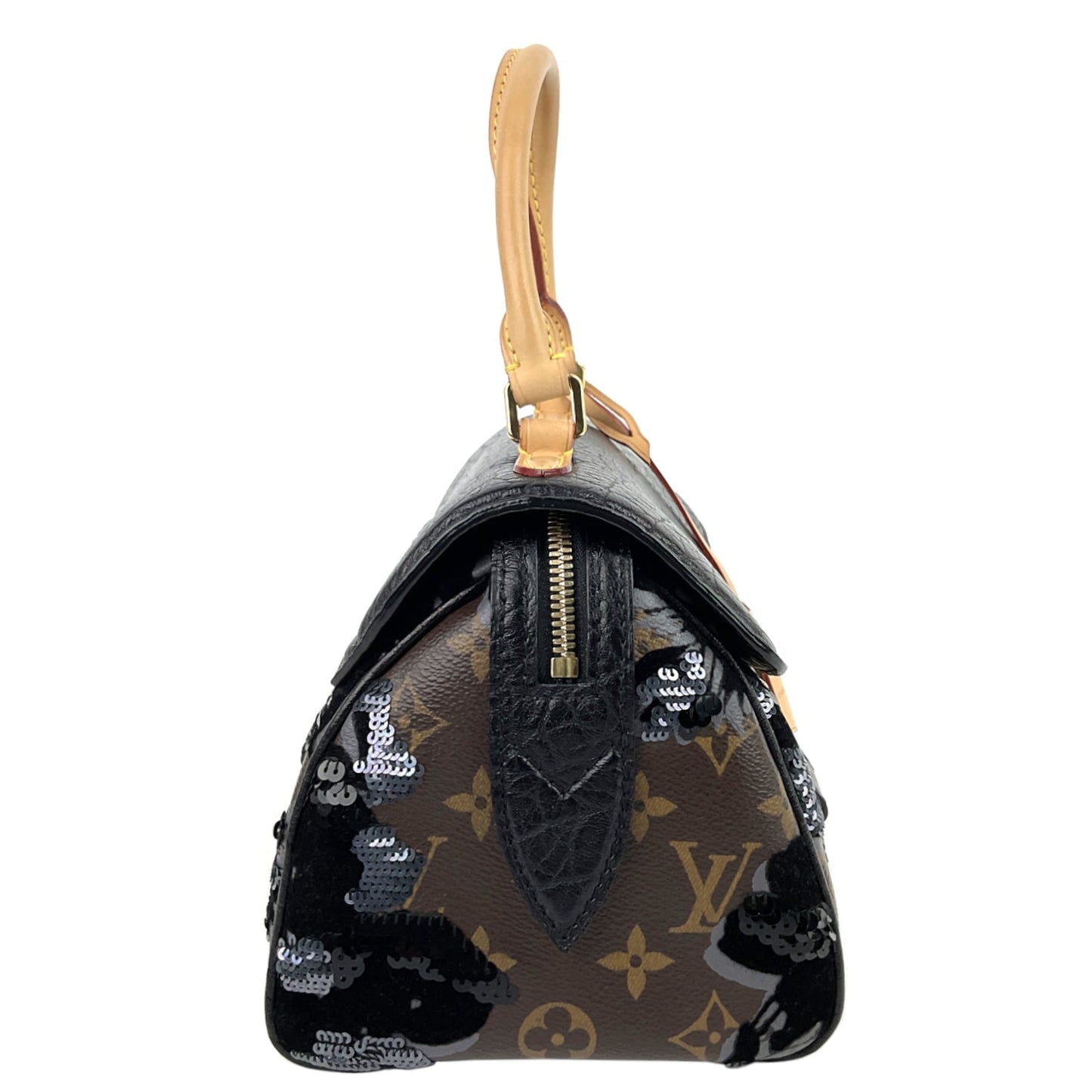 Louis Vuitto Carrousel Fleur de Jais Monogram Canvas Bag