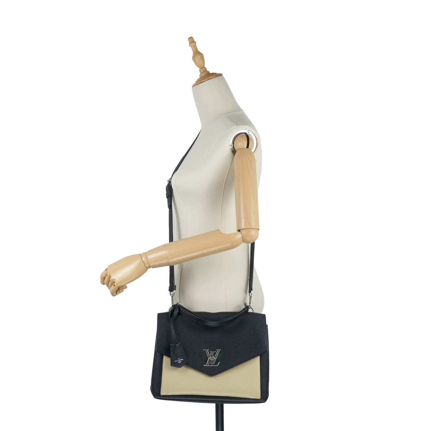 Louis Vuitto MyLockme Calfskin Leather Top Handle Bag
